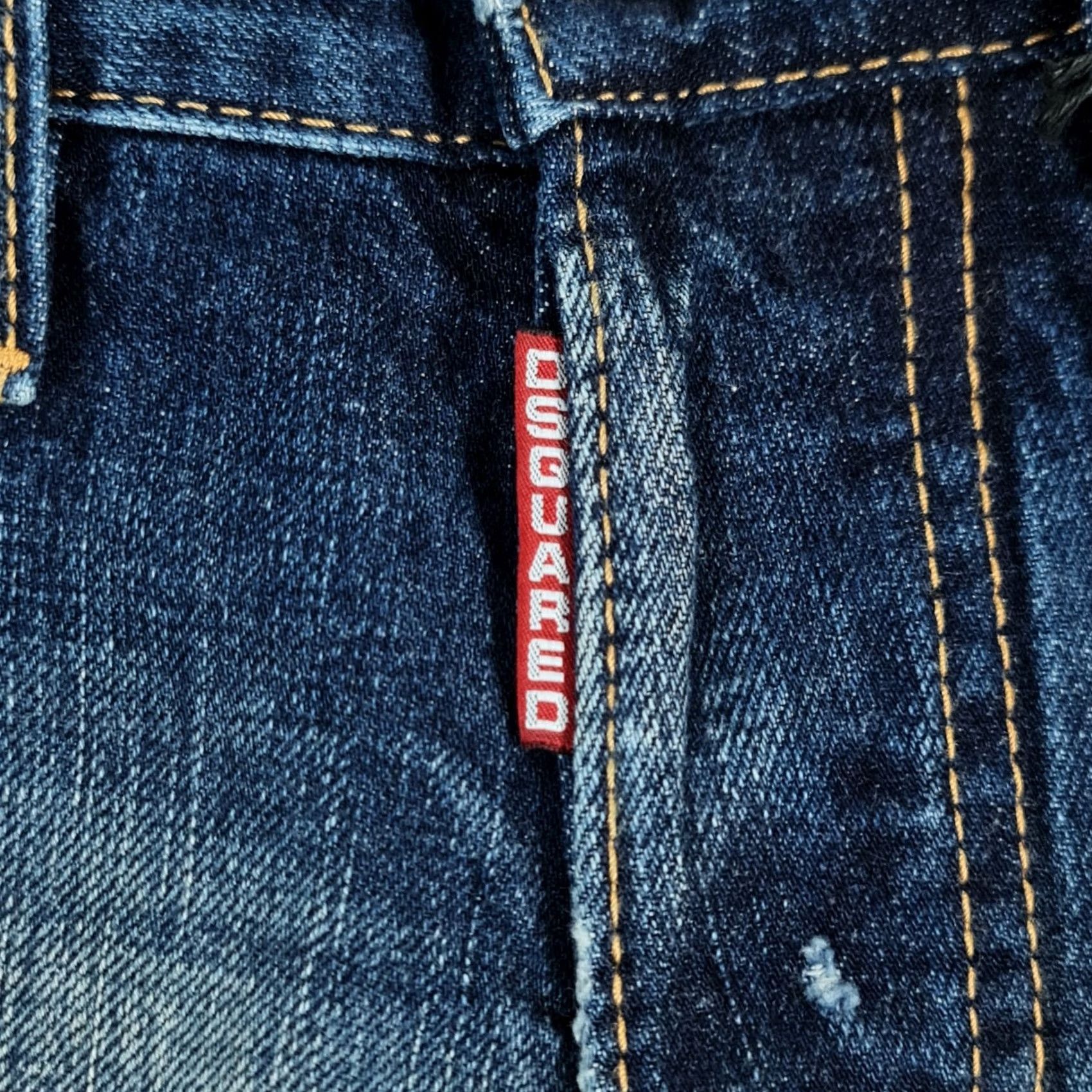 Dsquared2 Dsquared2 Jeans Blue W30 L31 44 Regular Fit Denim 5-Pocket Button Fly Made In Italy Mens Straight Leg Vintage No Size US 44 / EU 60 - 4 Thumbnail