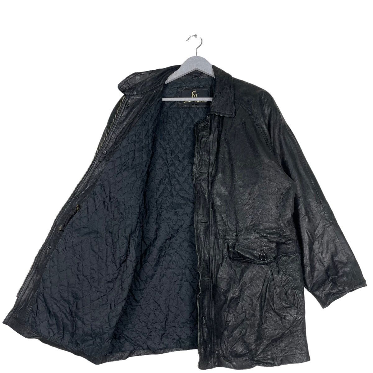 Gianni Valentino × Vintage 💥80s GIANNI VALENTINO GENUINE LEATHER JACKET Size US M / EU 48-50 / 2 - 8 Thumbnail