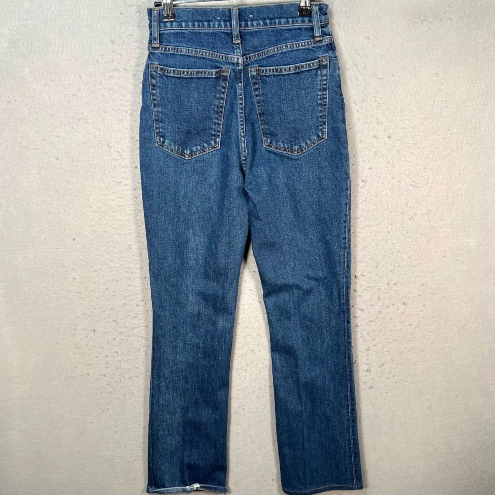 Helmut Lang VINTAGE HELMUT LANG Jeans Dark Wash 26 Straight-Leg 5-Pocket Denim Womens Adult 26 Inseam 30 Blue Cotton Blend Made In Italy Women Jeans Size 26" / US 2 / IT 38 - 2 Thumbnail