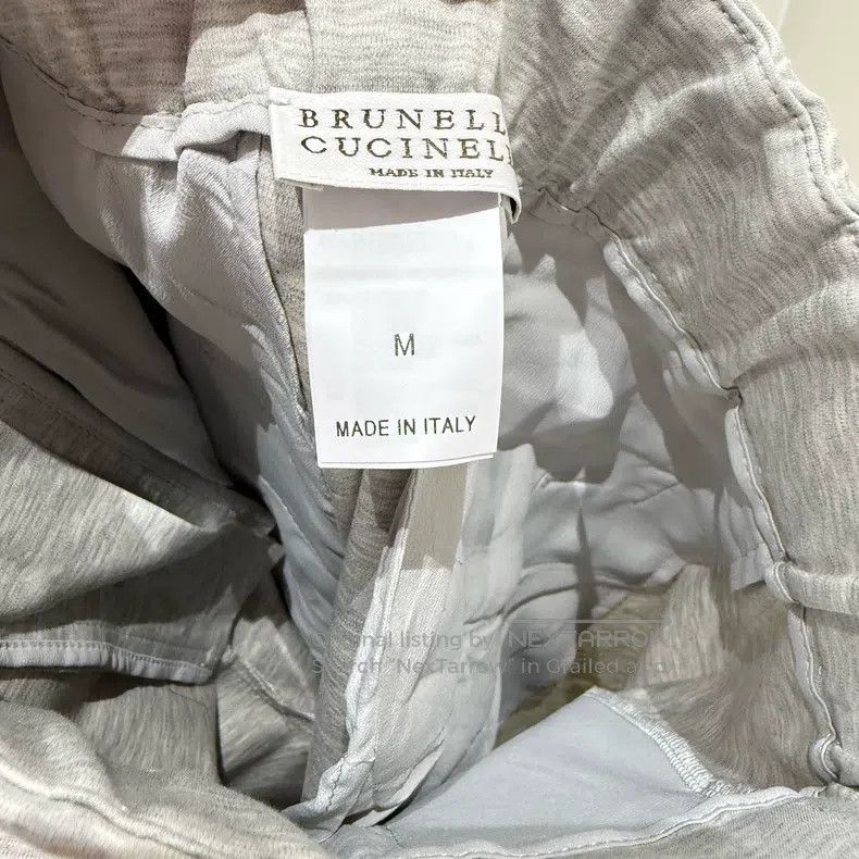 Brunello Cucinelli Brunello Cucinelli size M Solid Color Drawstring Wide Leg C Size 26" / US 2 / IT 38 - 4 Thumbnail