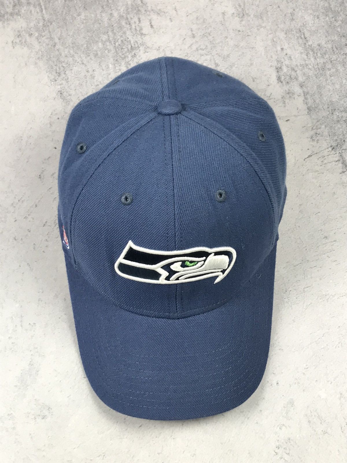 NFL × Reebok × Vintage Reebok Seattle Seahawks Hat Cap NFL Football Stretch Fitted Size ONE SIZE - 4 Thumbnail