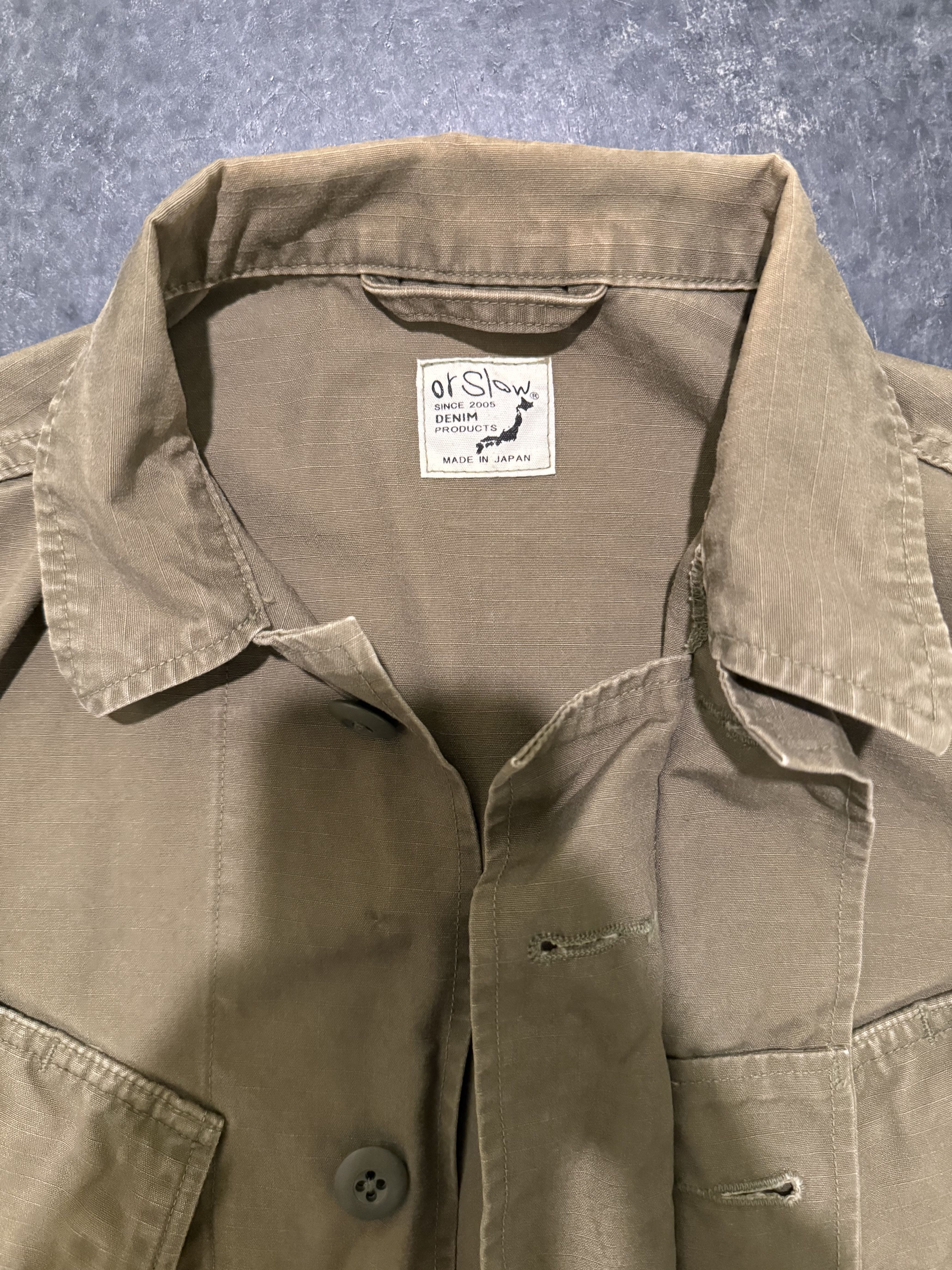 Orslow U.S. Army Tropical Jacket Ripstop Size US XS / EU 42 / 0 - 4 Thumbnail
