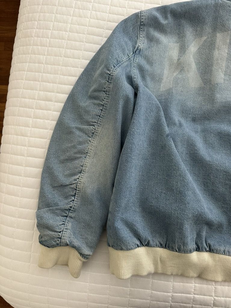 Kith Kith Denim Aviation Bomber Jacket Hosu 2.0 Wash Size US XL / EU 56 / 4 - 11 Thumbnail