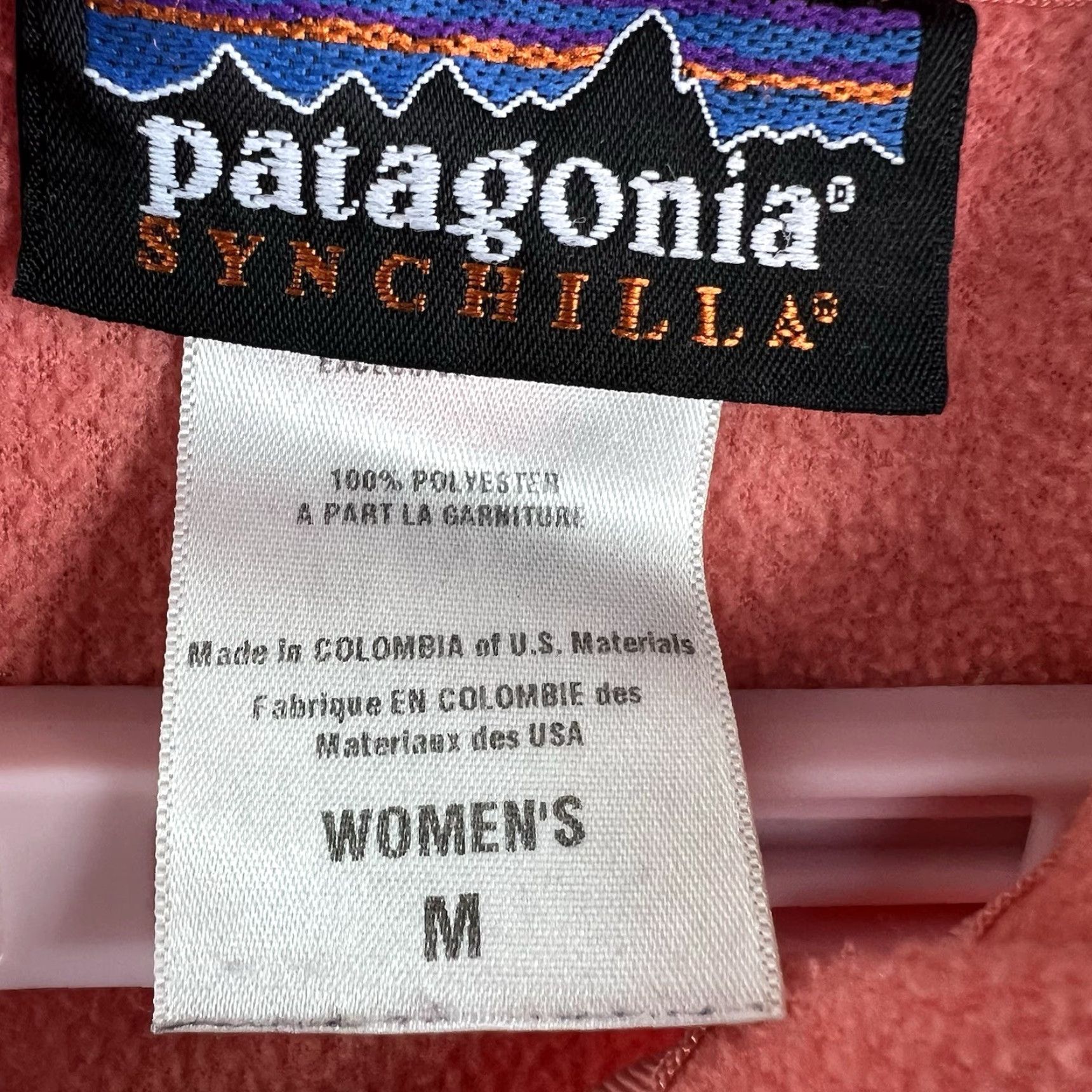 Patagonia Patagonia Synchilla Fleece Sweatshirt Womens M 1/4 Zip Orange Peach Logo Pullover Outdoor Activewear Woolless? Size M / US 6-8 / IT 42-44 - 5 Thumbnail