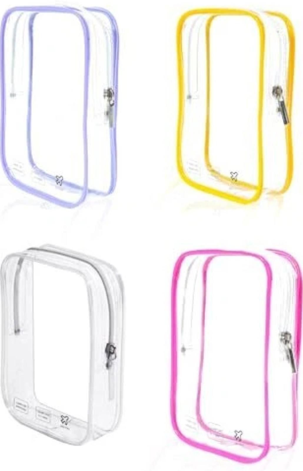 Other 4 Pack TSA Approved Clear Toiletry Bags Size ONE SIZE - 1 Thumbnail