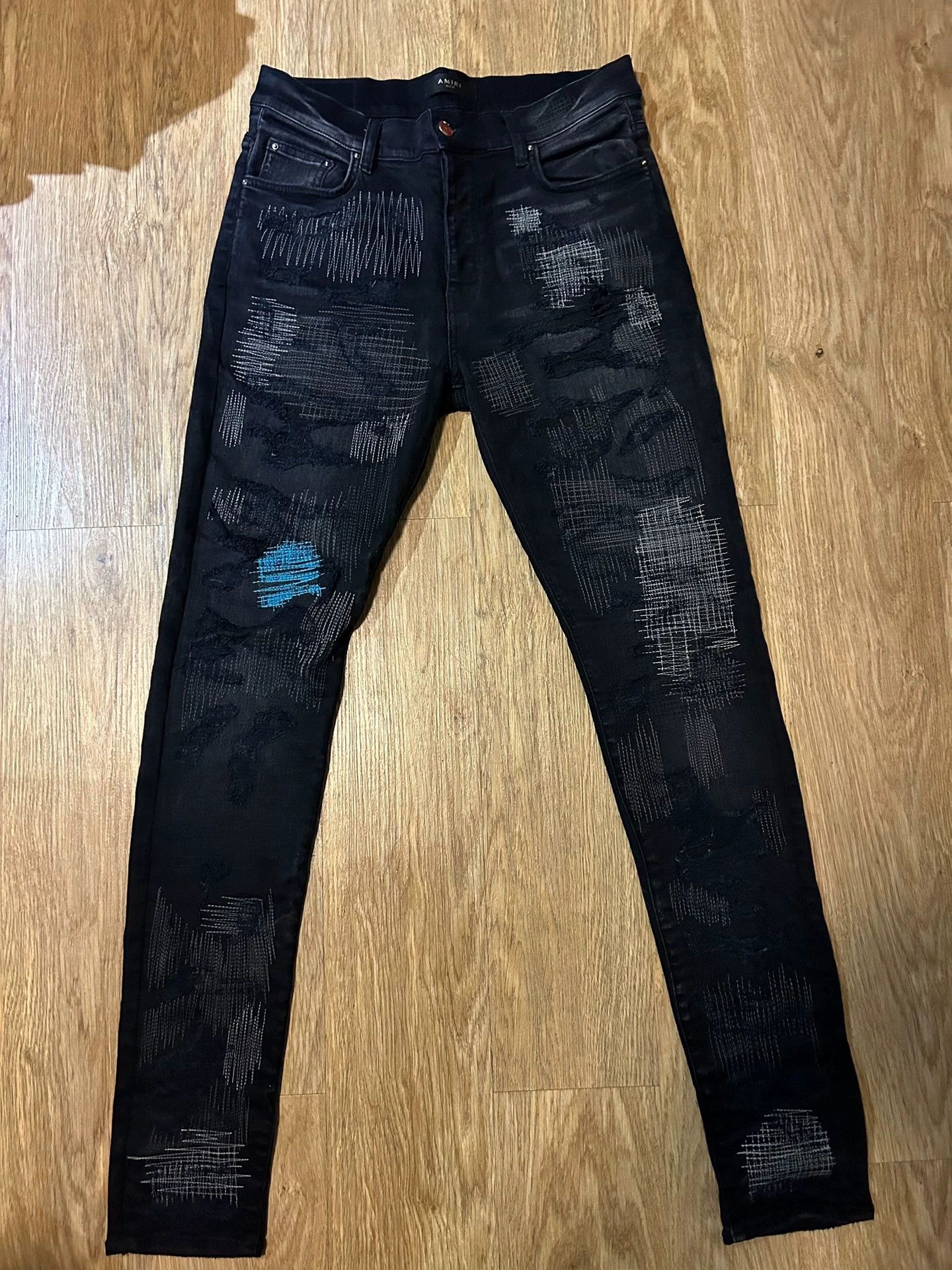 Amiri amiri mx1 boro jeans - -DMC Size US 33 - 1 Thumbnail