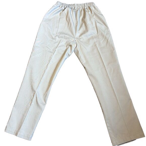 Lands' End Lands' End Ladies Khaki High Rise Straight Leg Pants 8P Size 30" / US 8 / IT 44 - 2 Thumbnail