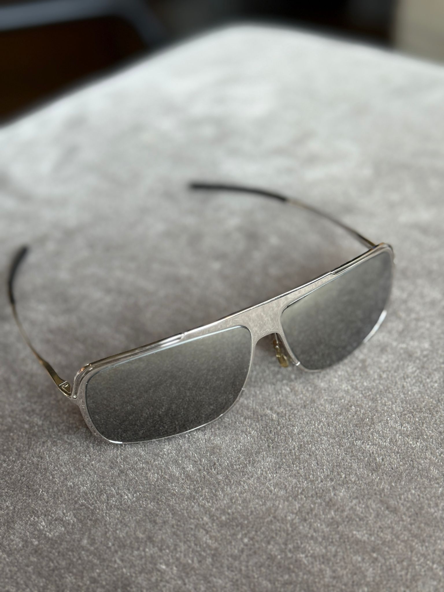 Dior Dior Homme Silver Aviator Sunglasses Size ONE SIZE - 6 Thumbnail