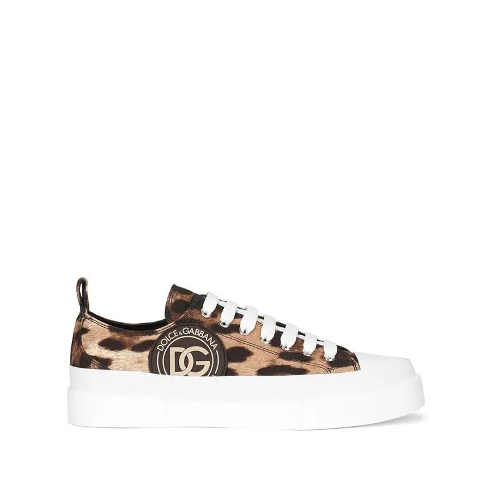 Dolce & Gabbana Dolce & Gabbana Portofino Low-Top Sneakers sz. 38.5 EU Size US 8.5 / IT 38.5 - 1 Thumbnail
