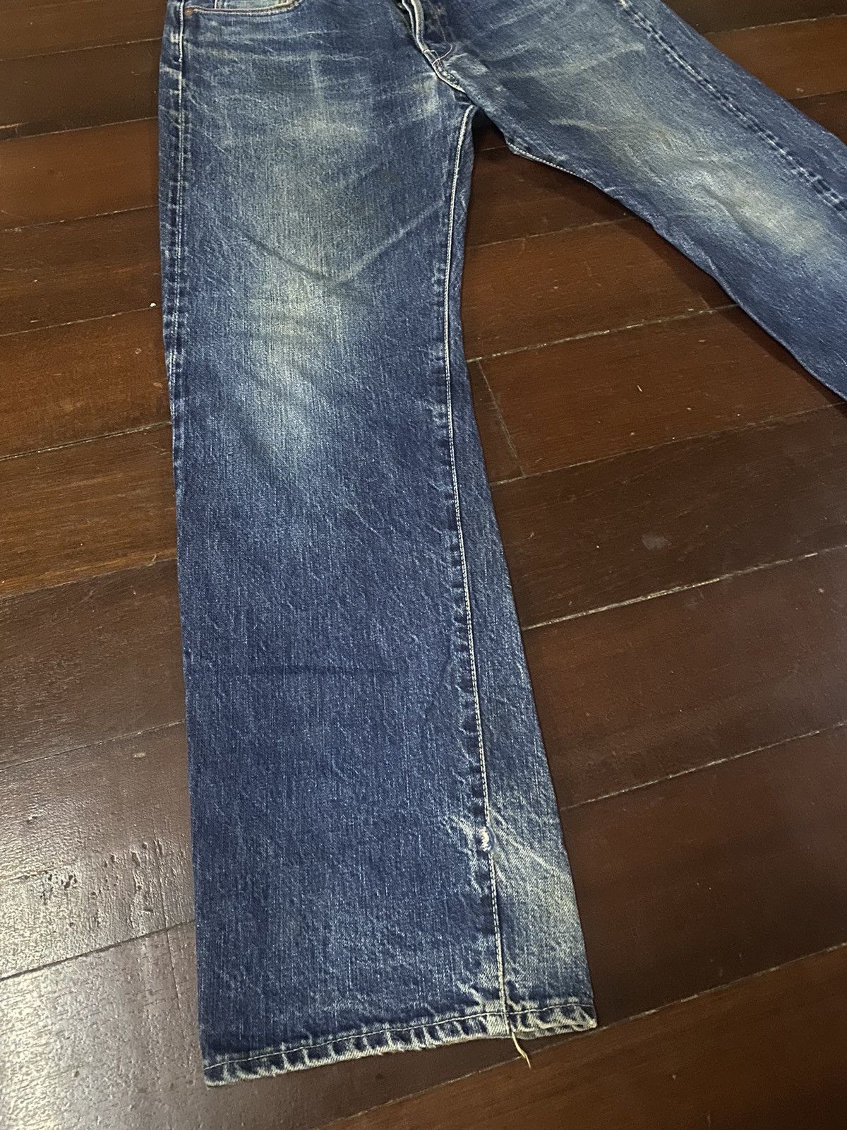 Studio D'Artisan Studio D’Artisan embroide og design Art Selvedge Denim faded Size US 32 / EU 48 - 14 Thumbnail