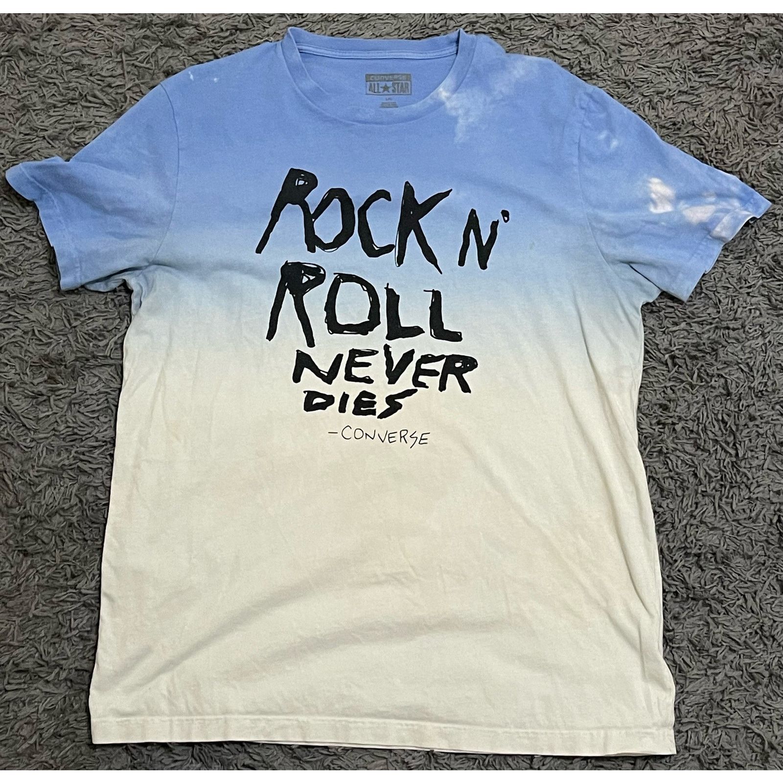Converse “Rock N Roll Never Dies” Converse tee Size US L / EU 52-54 / 3 - 1 Thumbnail