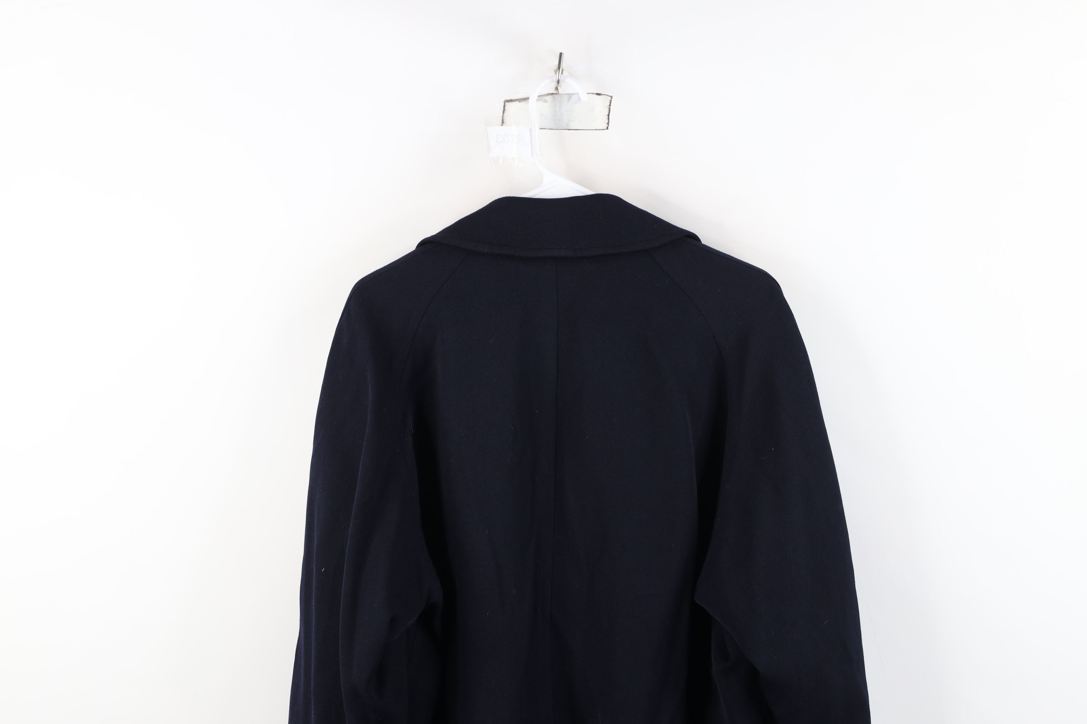 Vintage Vintage 70s Streetwear Collared Overcoat Jacket Blue Size US XL / EU 56 / 4 - 14 Thumbnail