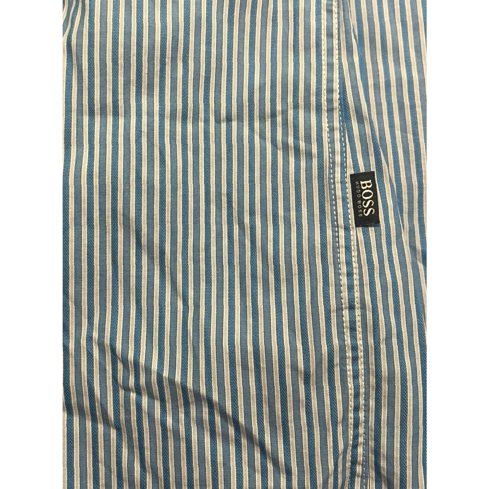 Hugo Boss NWT MENS HUGO BOSS REGULAR FIT LORENZO STRIPE BUTTON UP SHIRT SZ L Size US L / EU 52-54 / 3 - 8 Thumbnail