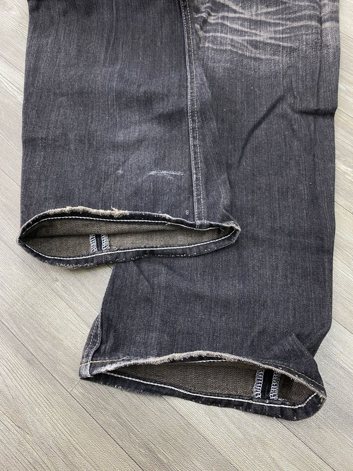 If Six Was Nine Vintage Lee Clawmark Faded Lgb Style Flared Jeans Y2K Size US 32 / EU 48 - 12 Thumbnail
