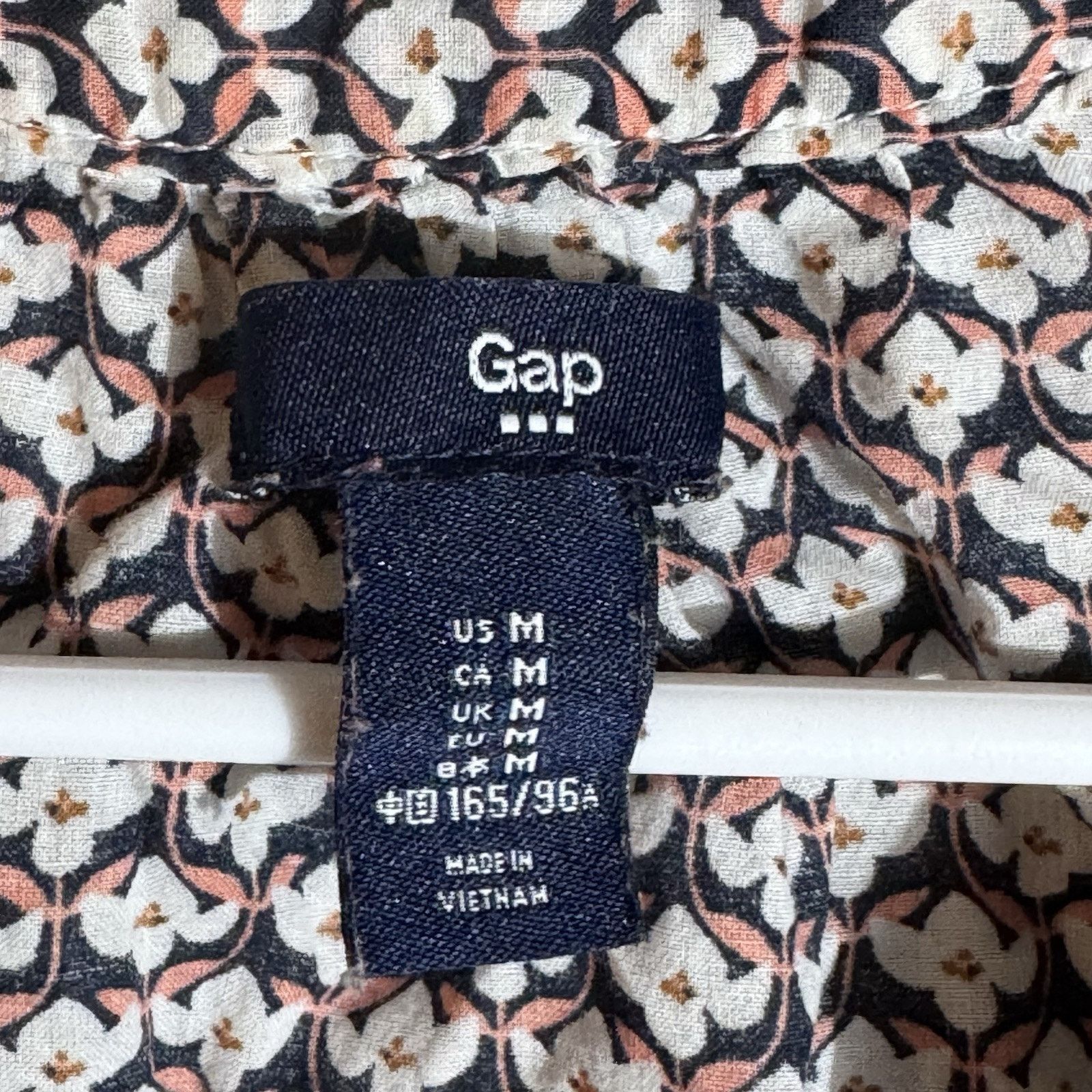 Gap Gap Blouse Women Medium Boho Floral Dainty Popover Retro Size M / US 6-8 / IT 42-44 - 4 Thumbnail