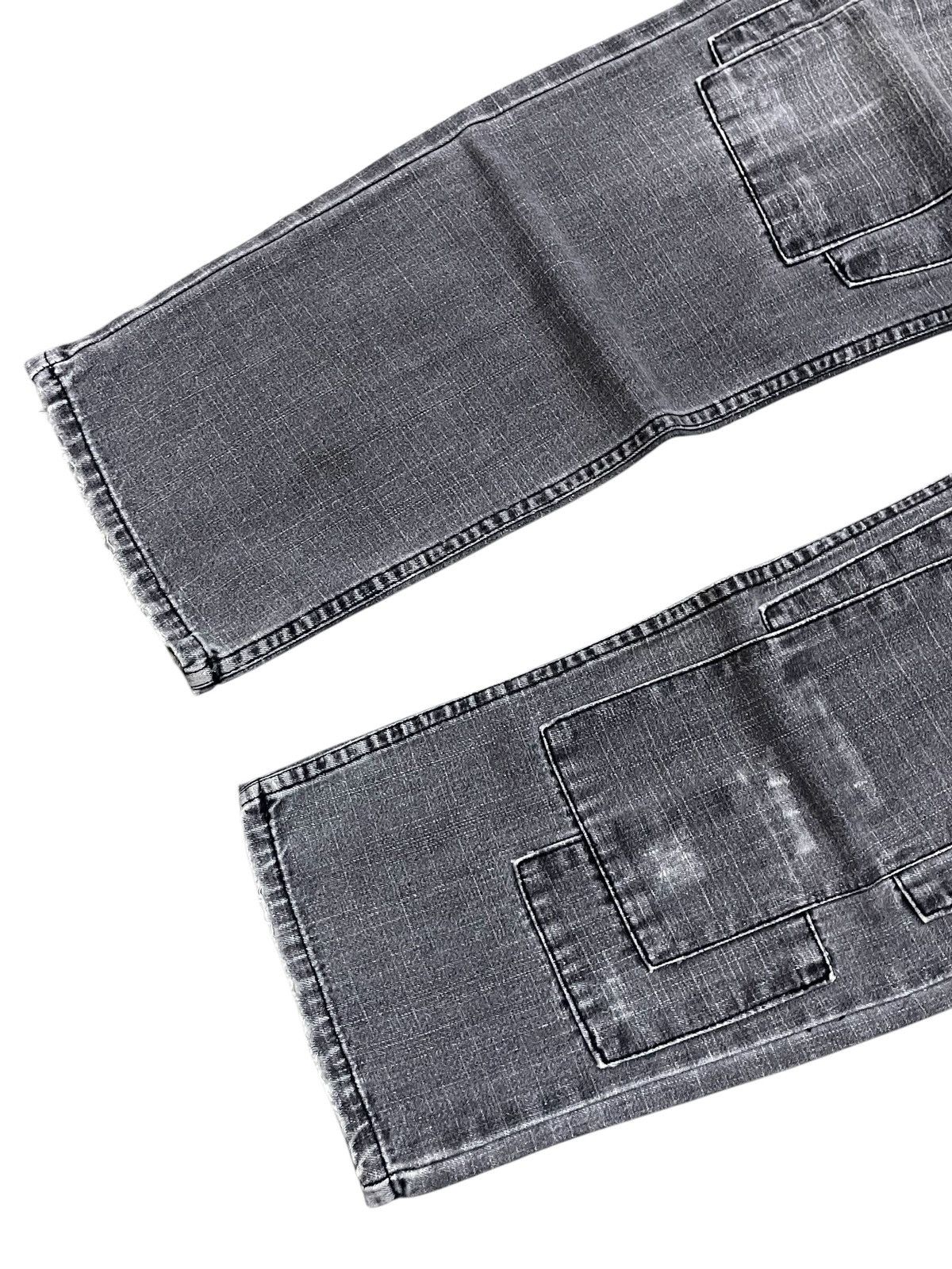 5351 POUR LES HOMMES × GOSTAR DE FUGA × Japanese Brand Nylaus 0125 Japan Patchwork Reconstructed Denim Jeans Size US 32 / EU 48 - 5 Thumbnail