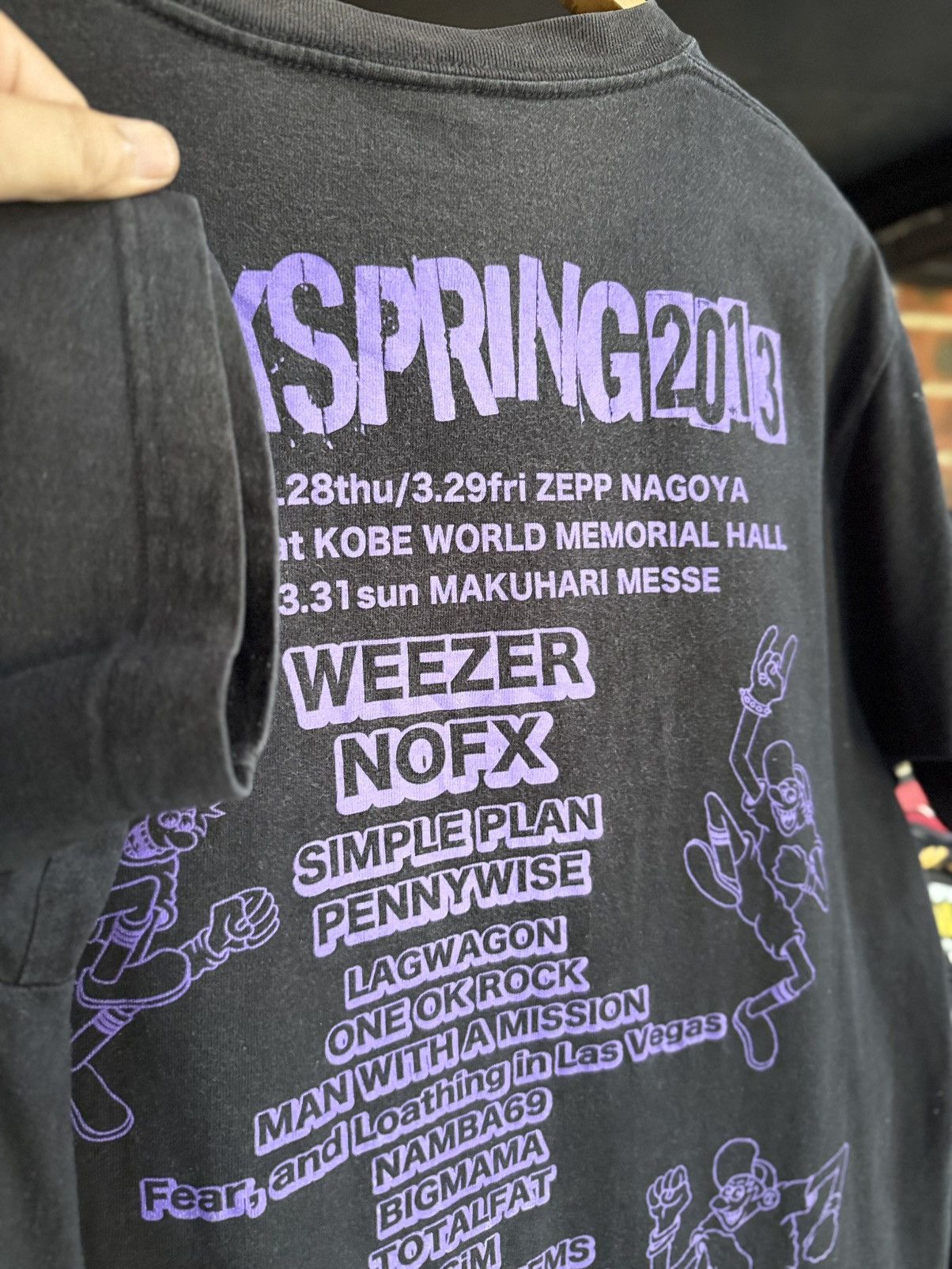Band Tees × Vintage Vintage Punk Spring Weezer Nofx Simple Plan Faded Tee Size US L / EU 52-54 / 3 - 6 Thumbnail