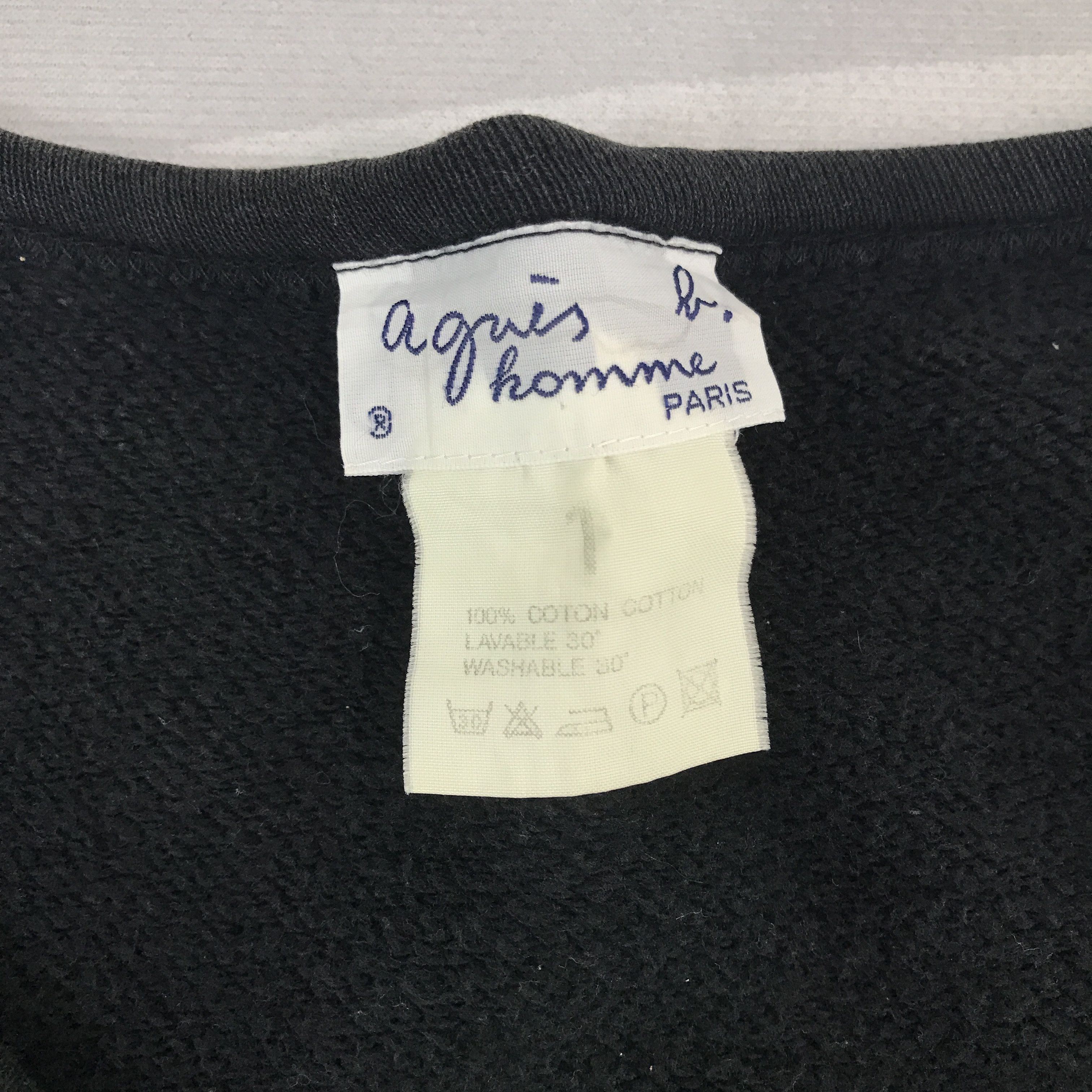 Japanese Brand × Vintage × agnes b. Vintage Agnes B. Homme Snap button Sweatshirt Size US L / EU 52-54 / 3 - 9 Thumbnail
