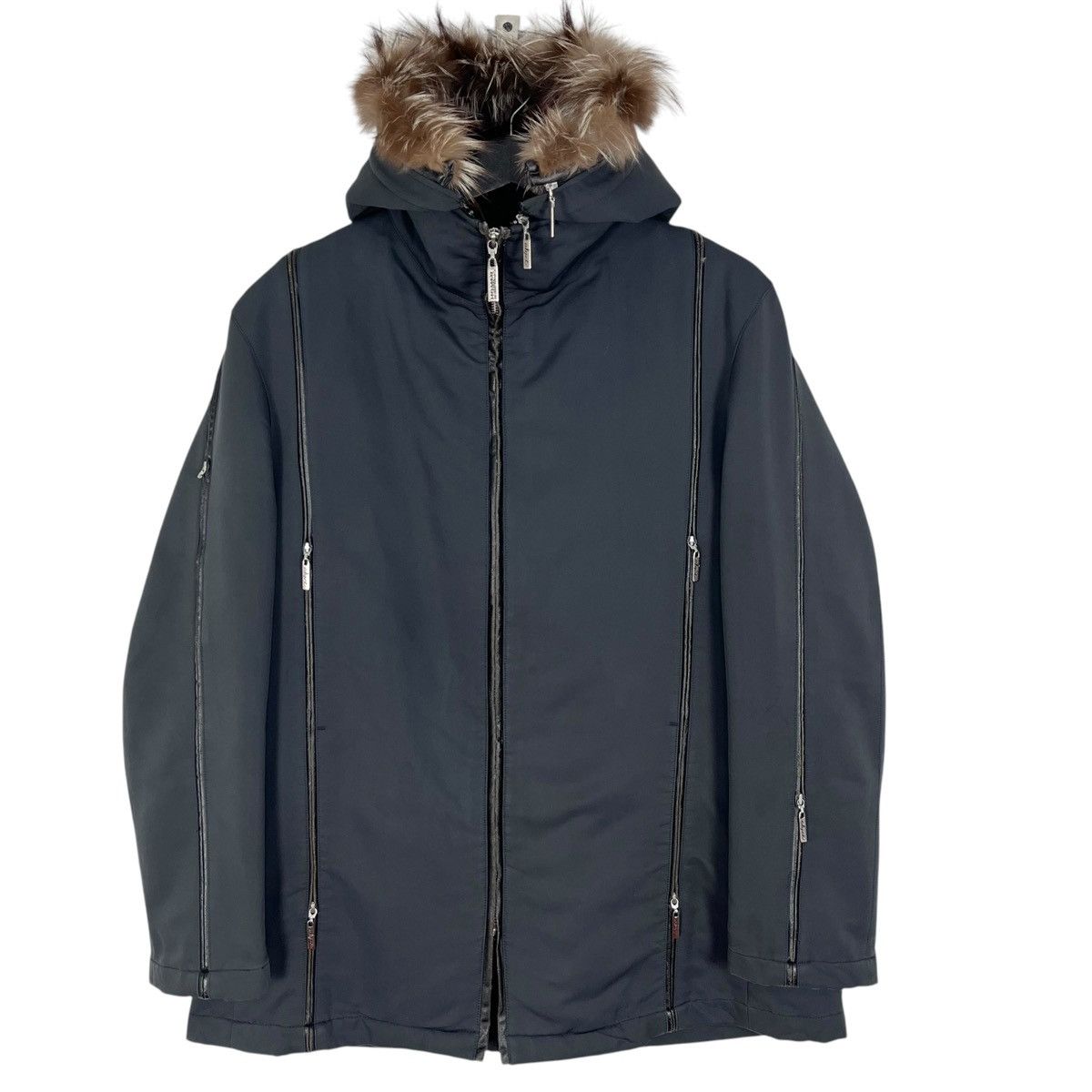 Designer × Gaultier Homme Objet × Jean Paul Gaultier Jean Paul Gaultier Objet Homme Furs Hoodie Winter Parka Size US S / EU 44-46 / 1 - 2 Thumbnail