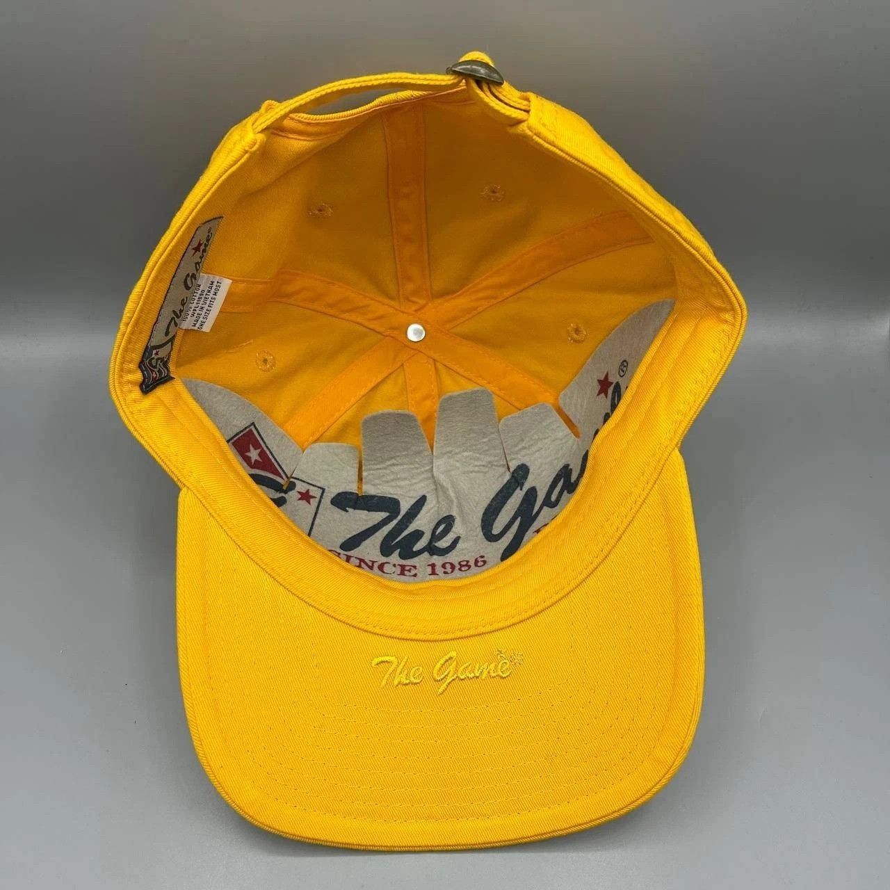 The Game Vintage UCLA Bruins Hat Men Yellow NCAA Strap Back Cotton Size ONE SIZE - 2 Thumbnail