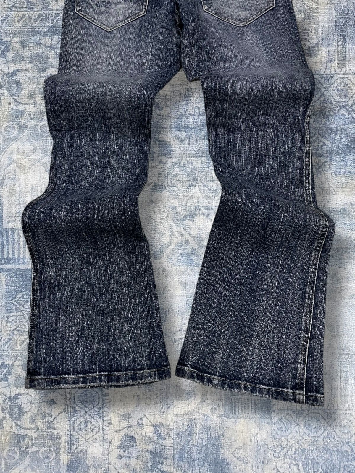 Japanese Brand Vintage 1990s Japan Designer Daily Topic Hot Flared Denim Size US 28 / EU 44 - 10 Thumbnail