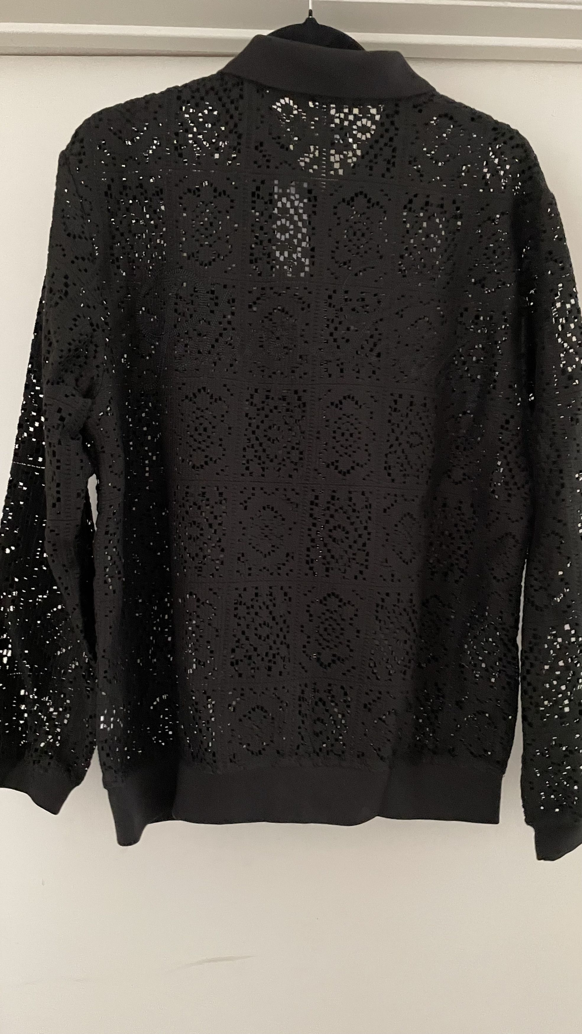Palace Crochet Zip Long Sleeve Polo Size US M / EU 48-50 / 2 - 5 Thumbnail