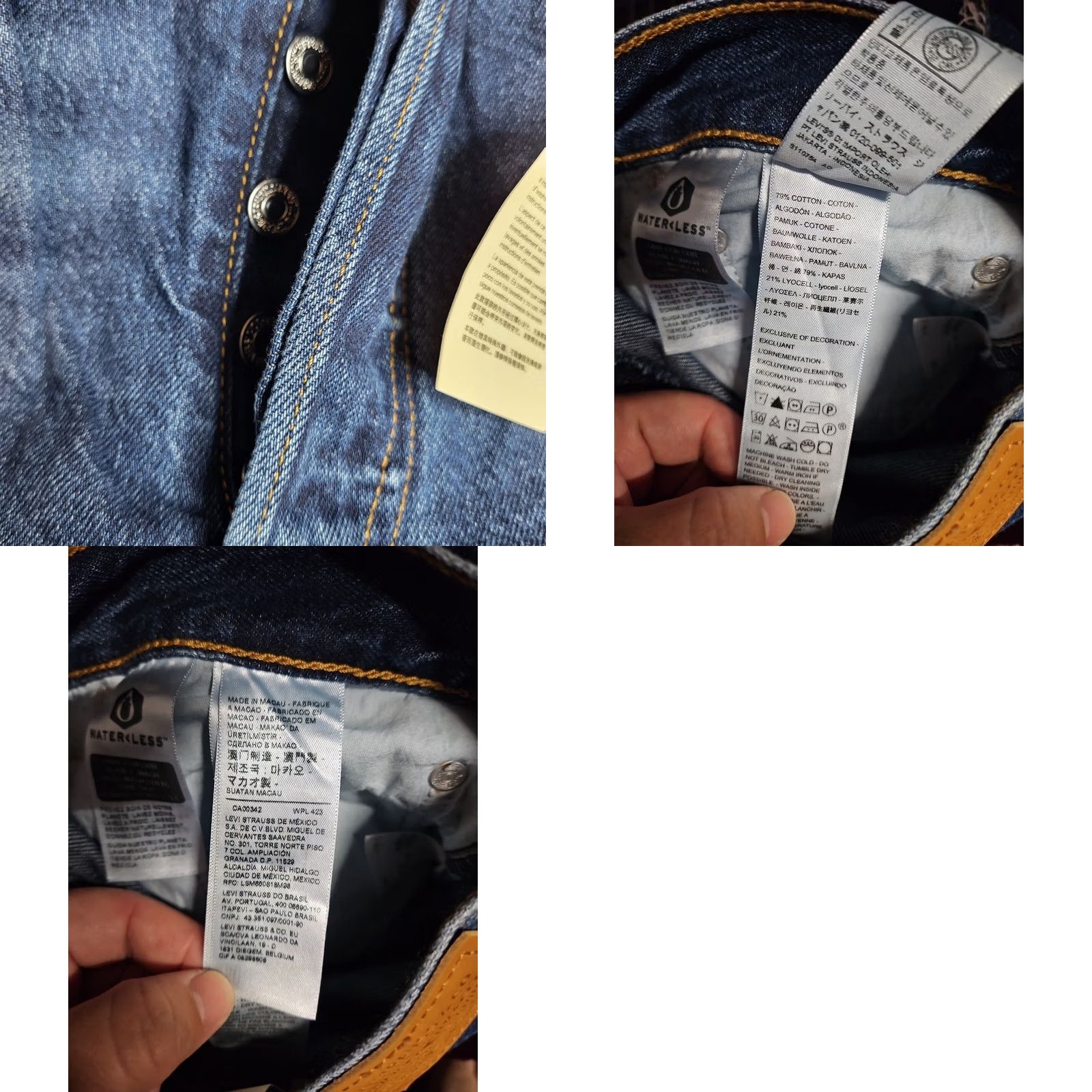 Levi's Levi's Ribcage Slim Jeans Size 32 x 27 Blue Denim High Rise Slim Straight Ankle Women's Regular Size Type Jeans 108 NEW Size 24" / US 00 / IT 34 - 9 Thumbnail