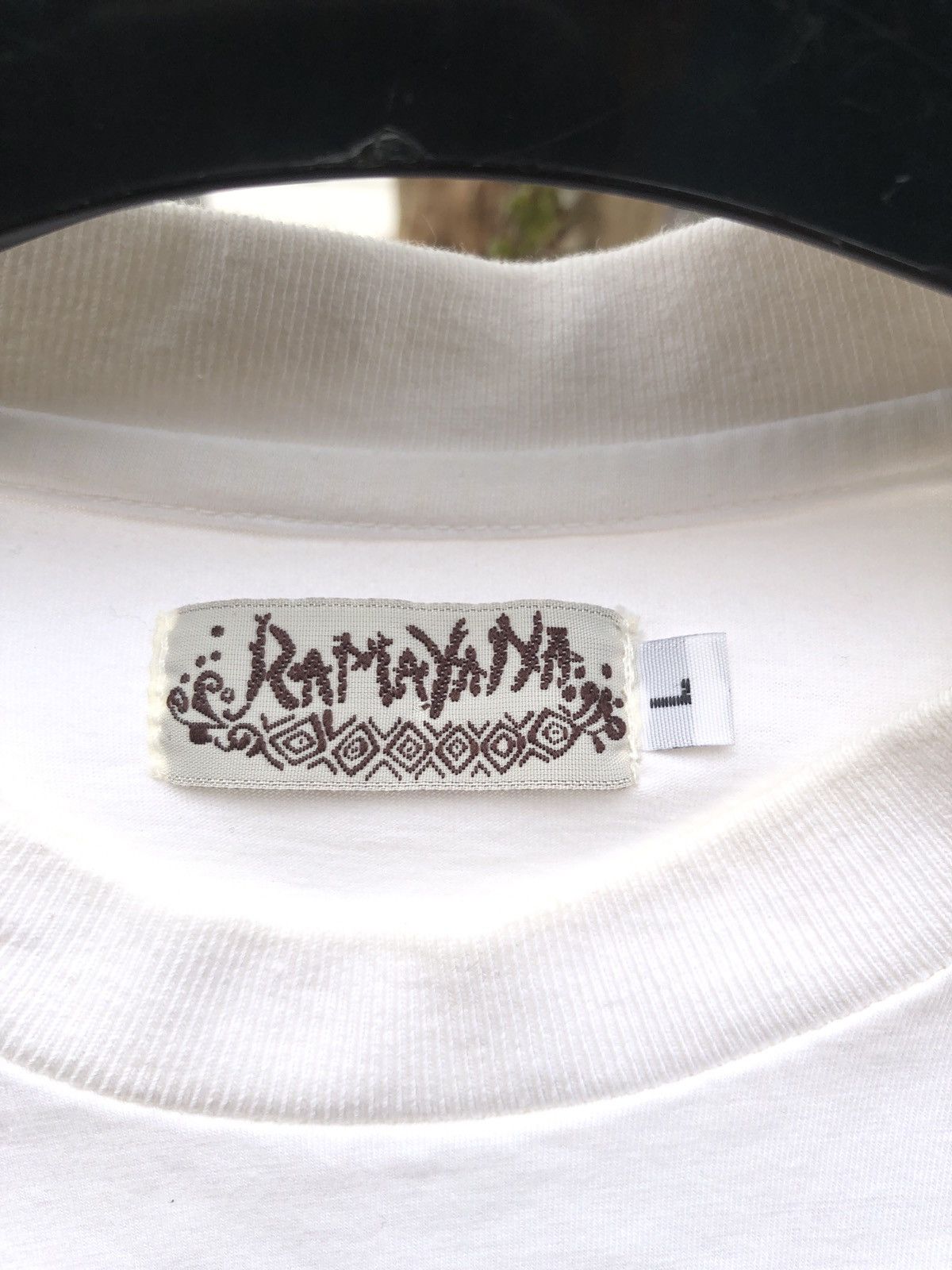 Japanese Brand Y2K White Tee Ramayana Size US L / EU 52-54 / 3 - 2 Thumbnail