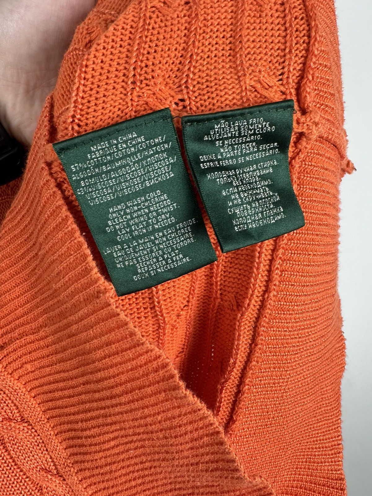 Lauren Ralph Lauren × Vintage Women’s Lauren Ralph Lauren V-Neck Sweater size S Size S / US 4 / IT 40 - 6 Thumbnail