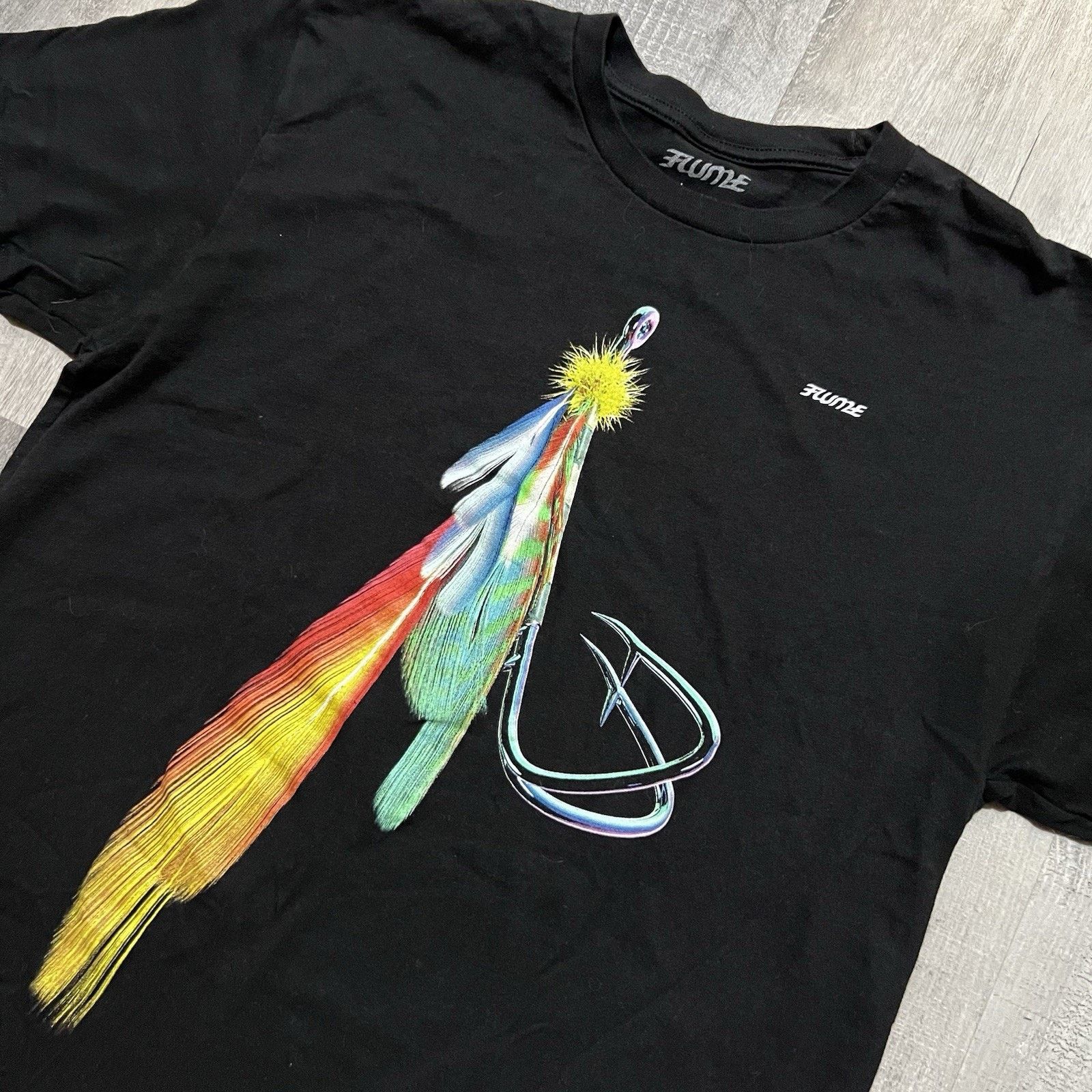 Other Flume T Shirt Fishing Lure Electronic Dance Merch T Shirt L Size US L / EU 52-54 / 3 - 2 Thumbnail