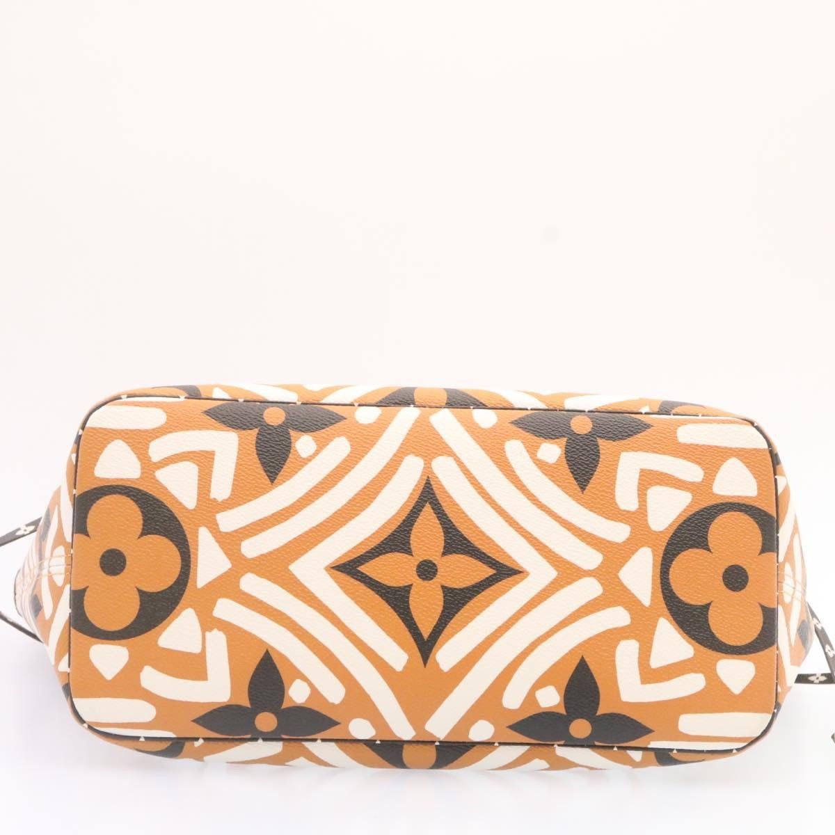 Louis Vuitton LOUIS VUITTON Monogram Giant Neverfull MM Tote Bag Caramel Size ONE SIZE - 5 Thumbnail