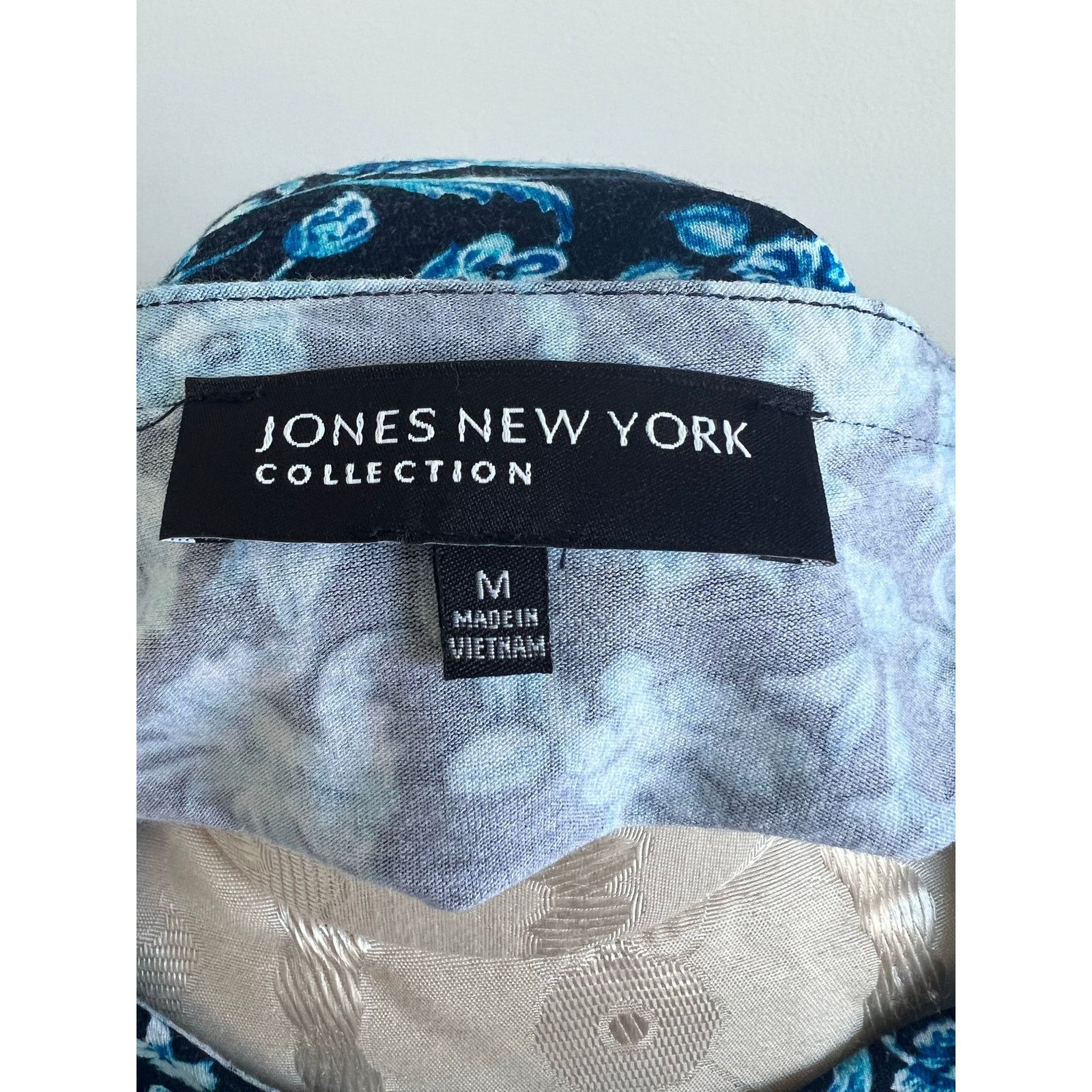 Jones New York Jones New York Collection Short Sleeve Floral Blouse Medium Size M / US 6-8 / IT 42-44 - 5 Thumbnail