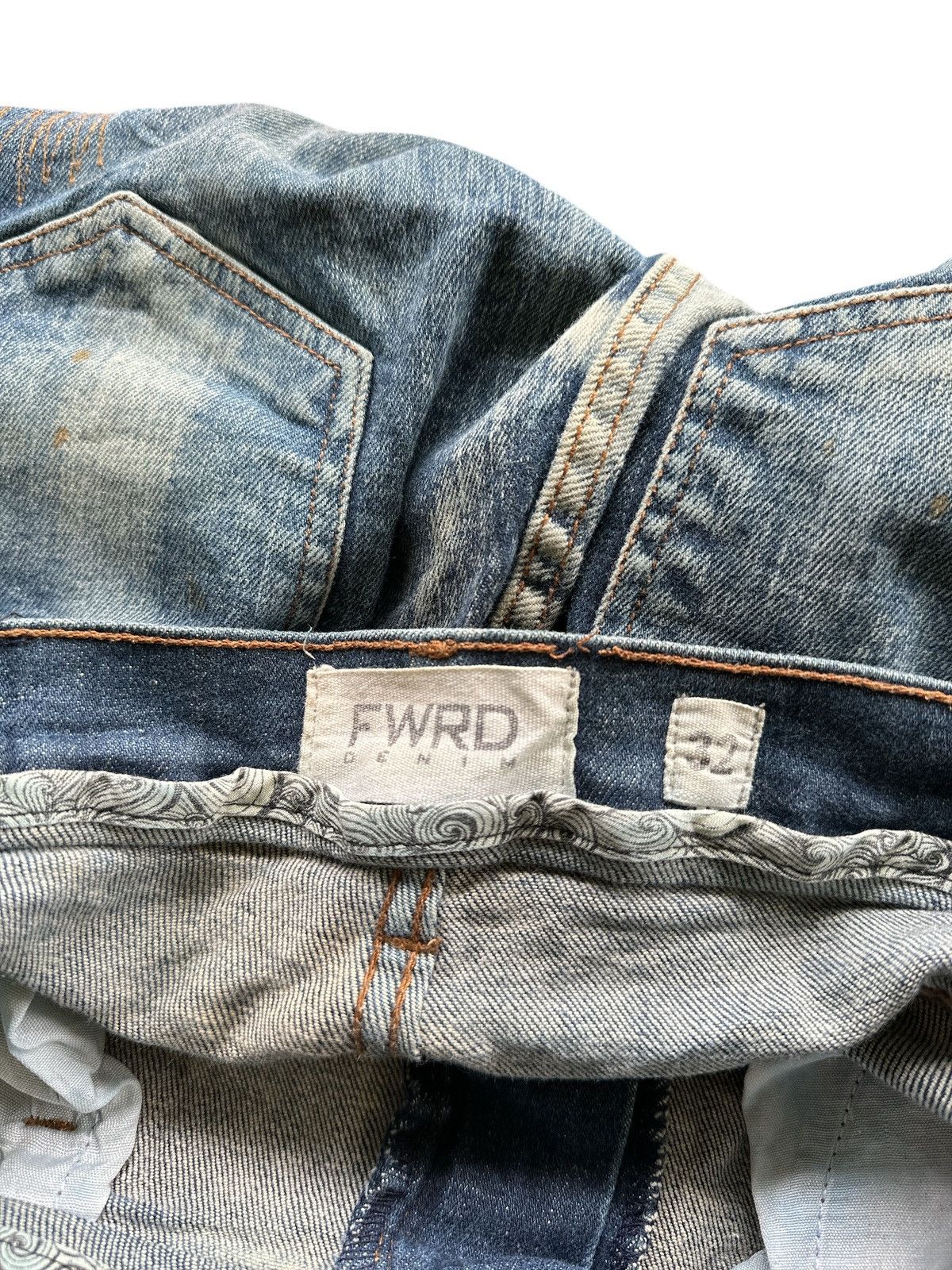 Japanese Brand Distress Style FWRD Skinny Denim 32x41. Size US 32 / EU 48 - 6 Thumbnail