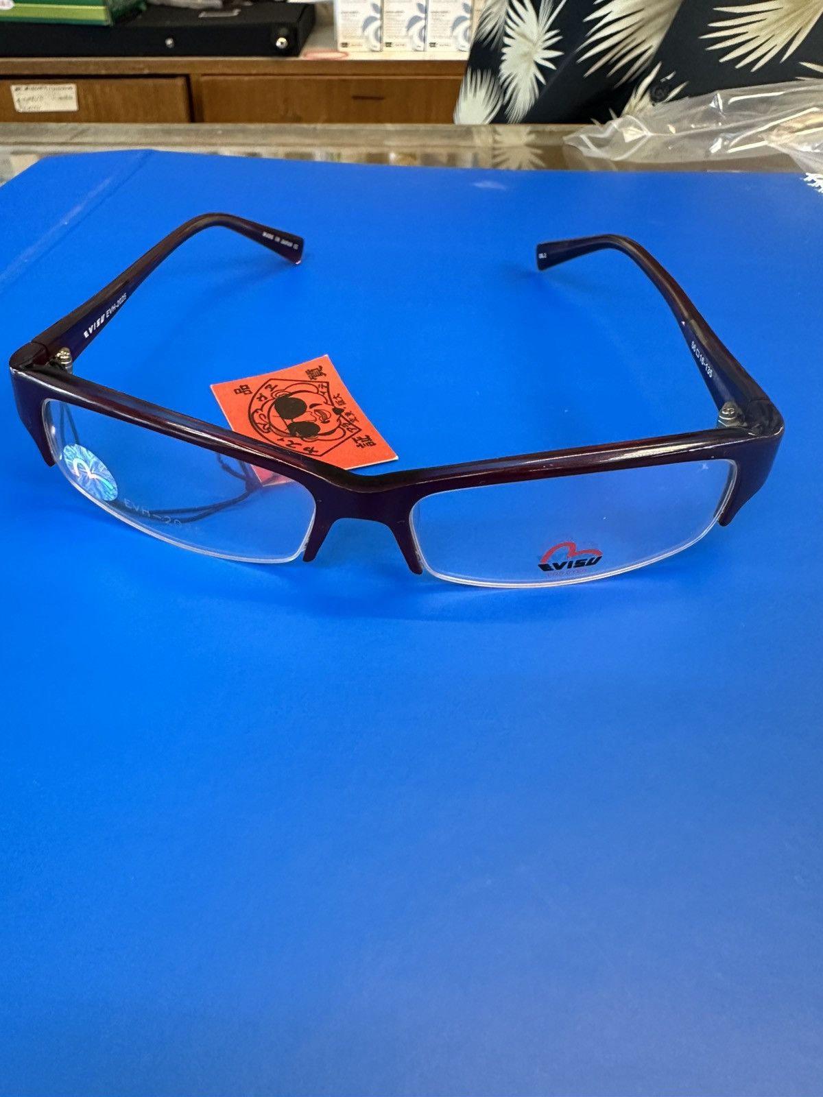 Evisu Y2K Evisu Japan EVH-2025 56🛑16-135 Frames Size ONE SIZE - 3 Thumbnail