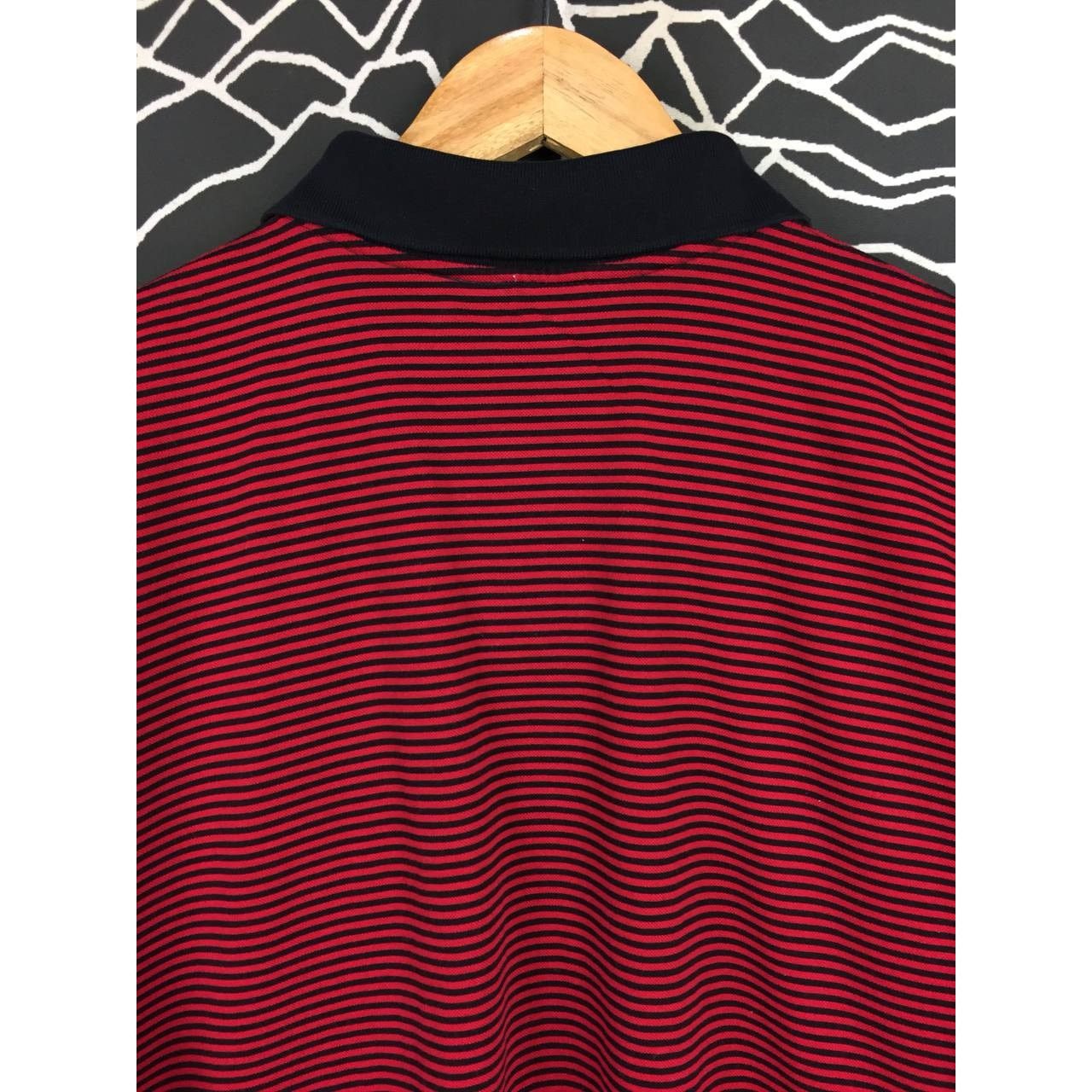 Playboy × Vintage Vtg Playboy Small Logo Striped Longsleeve Polo Tee Size US XL / EU 56 / 4 - 7 Thumbnail