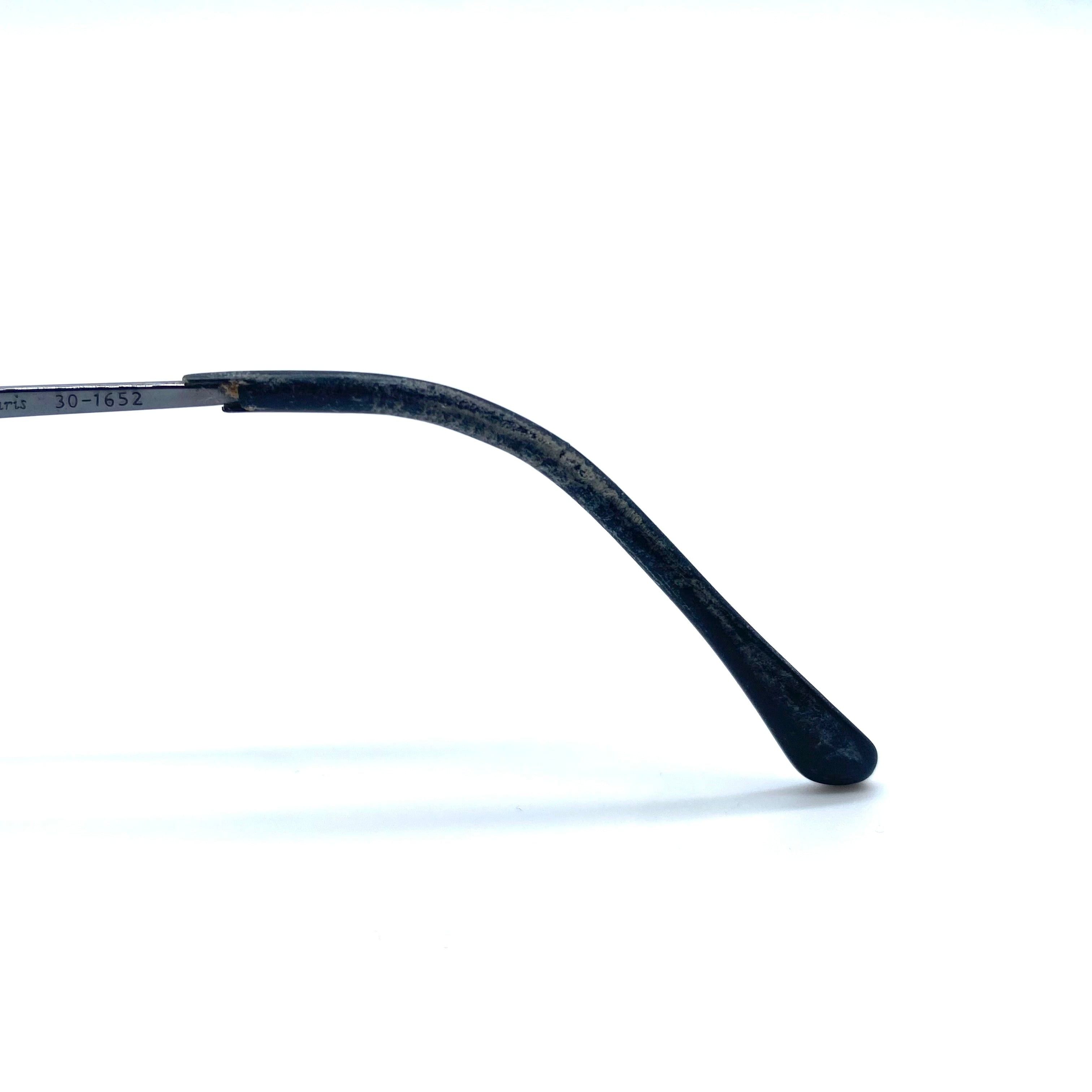 Yves Saint Laurent Yves Saint Laurent Eye Wear frame-only glasses Black Chrome Size ONE SIZE - 7 Thumbnail