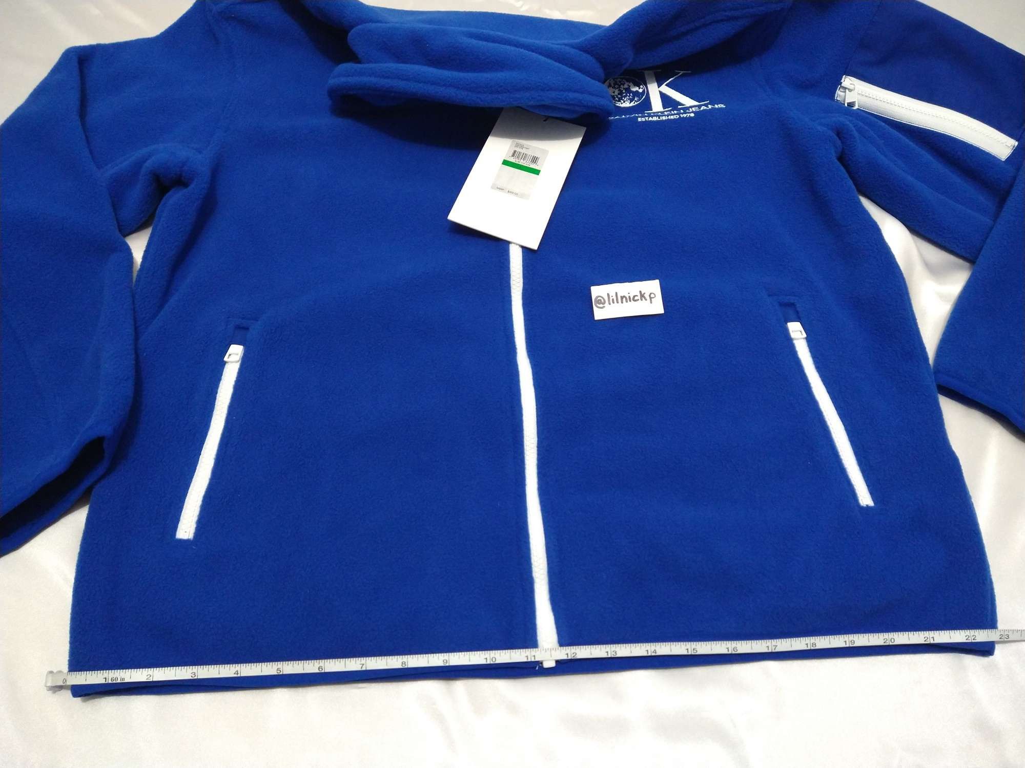 Calvin Klein 205W39NYC EST. 1978 Lunar Ascent OK Logo Fleece Jacket Size US L / EU 52-54 / 3 - 8 Thumbnail