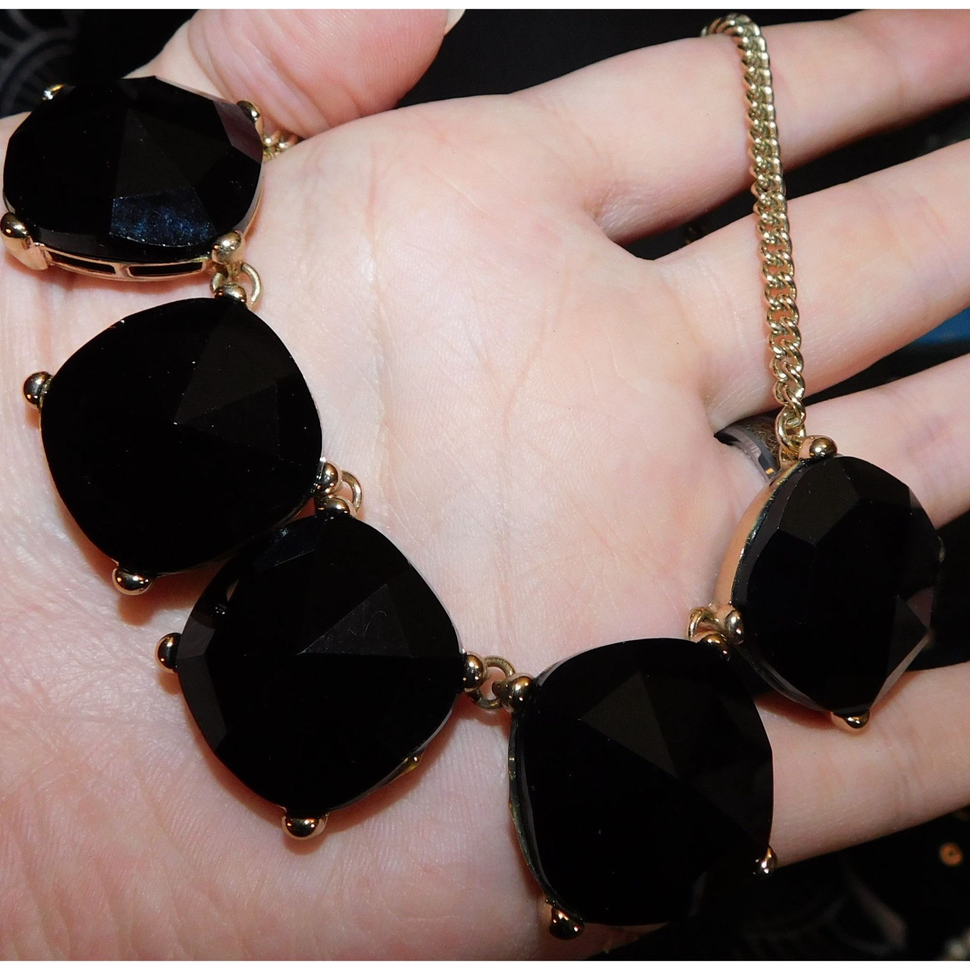 Other The Limited Corporate Goth Black And Gold Tone Statement Nec Size ONE SIZE - 5 Thumbnail