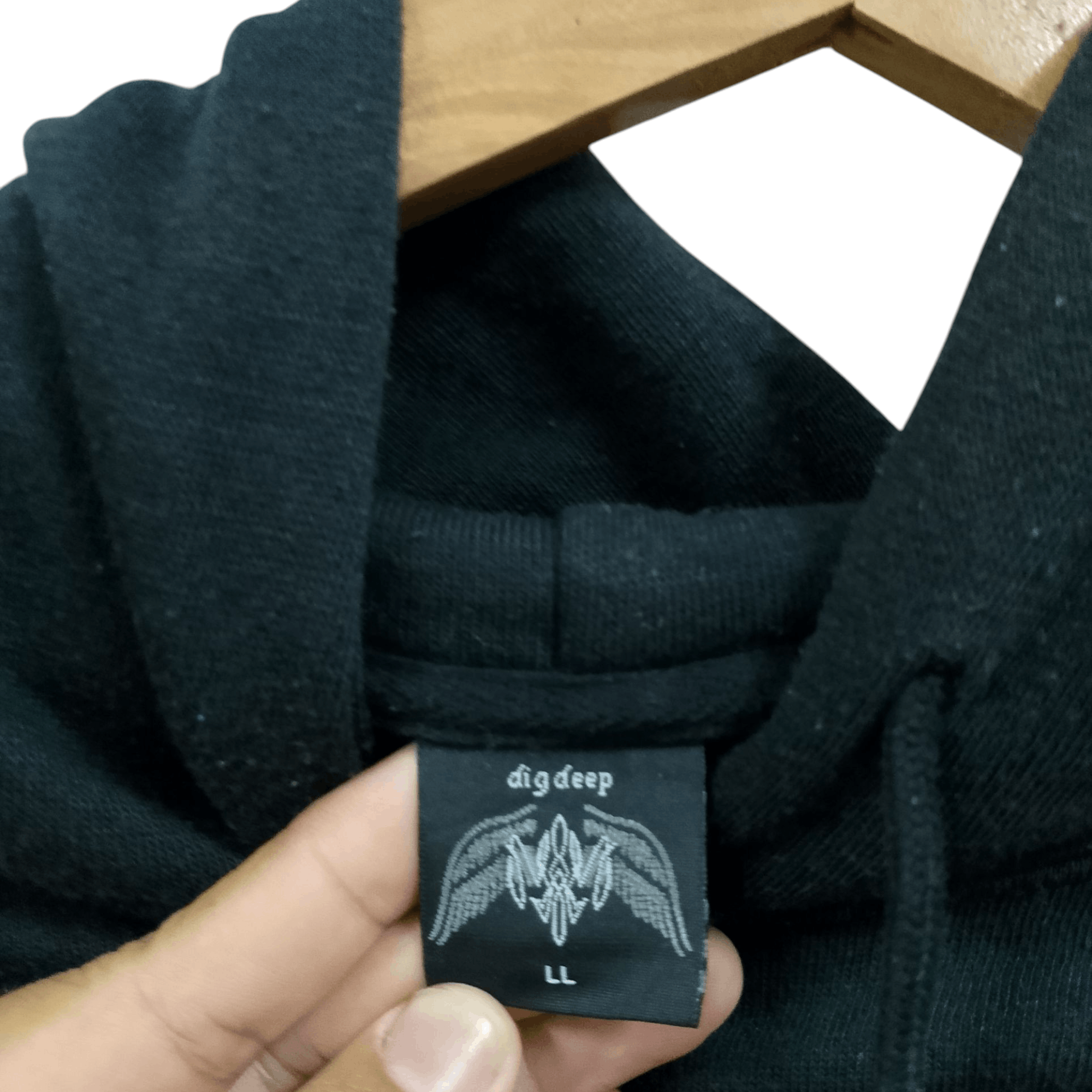 Japanese Brand Dig Deep Flame Graphic Hoodie Y2K Streetwear Size US L / EU 52-54 / 3 - 3 Thumbnail