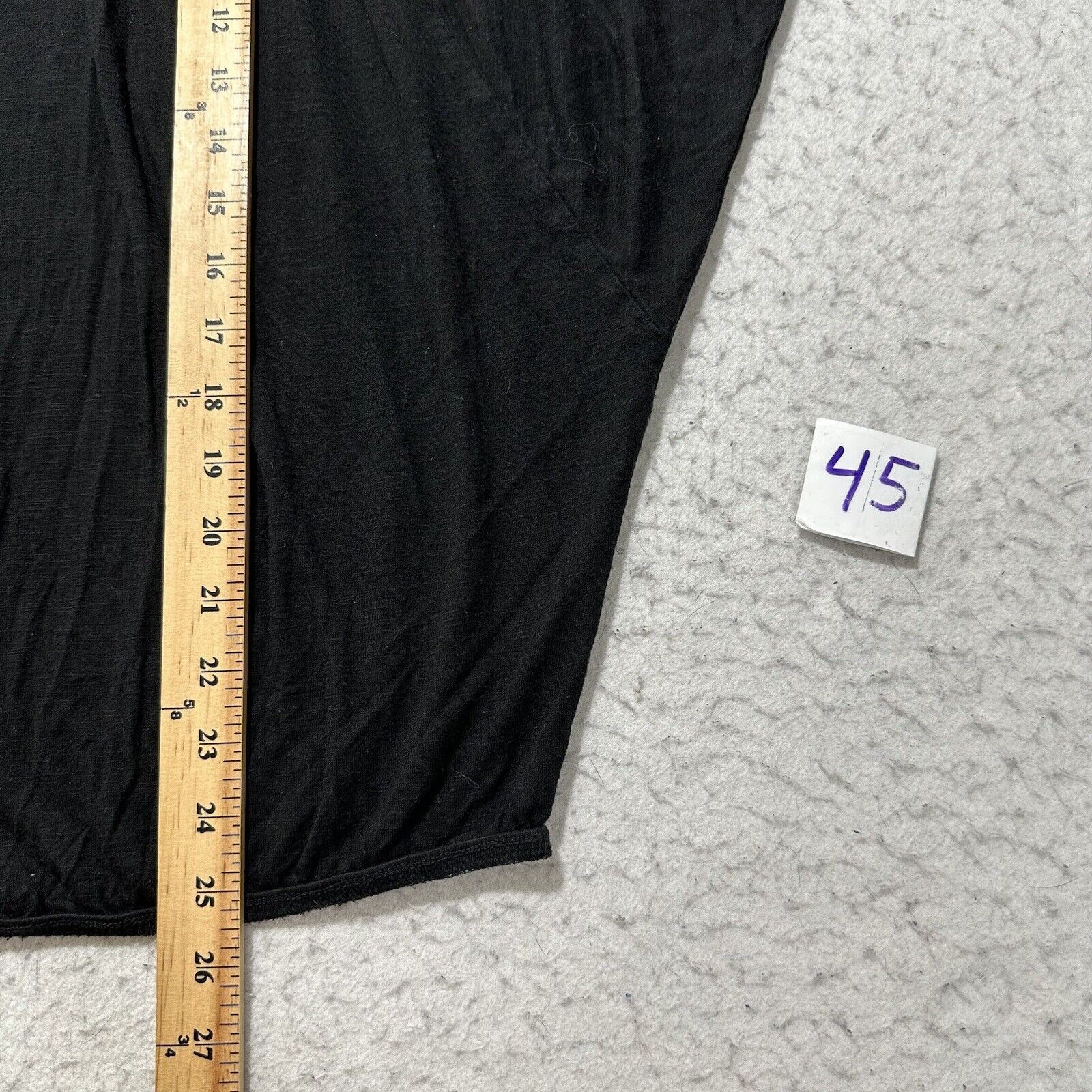 Loft LOFT Large Black Short Sleeve Pullover TShirt Lightweight Size L / US 10 / IT 46 - 9 Thumbnail