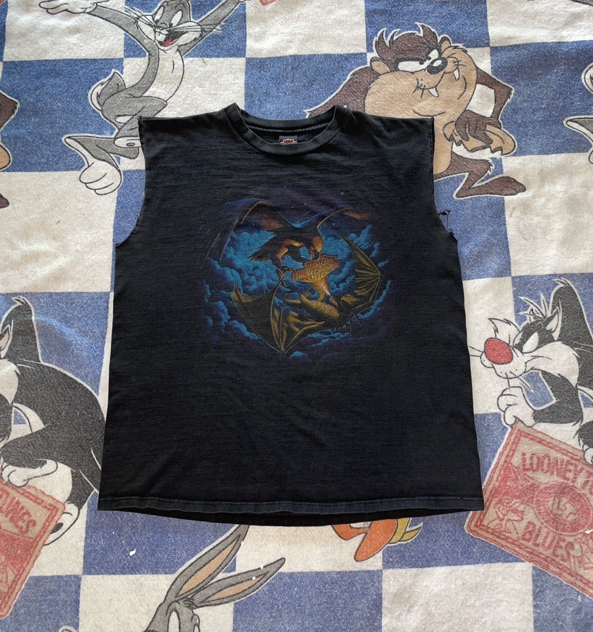 Harley Davidson Harley eagle dragon tank tee Size US XL / EU 56 / 4 - 1 Thumbnail