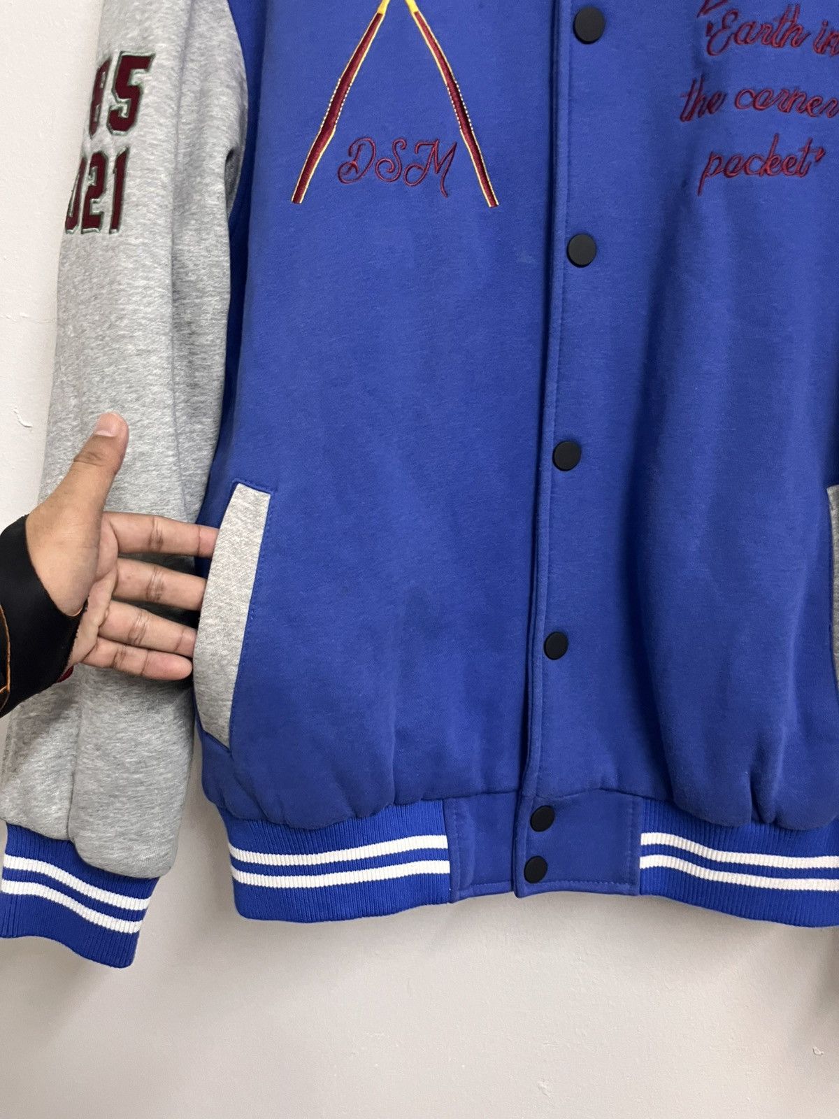 Japanese Brand stussy rip off japanese brand varsity jackets Size US L / EU 52-54 / 3 - 8 Thumbnail
