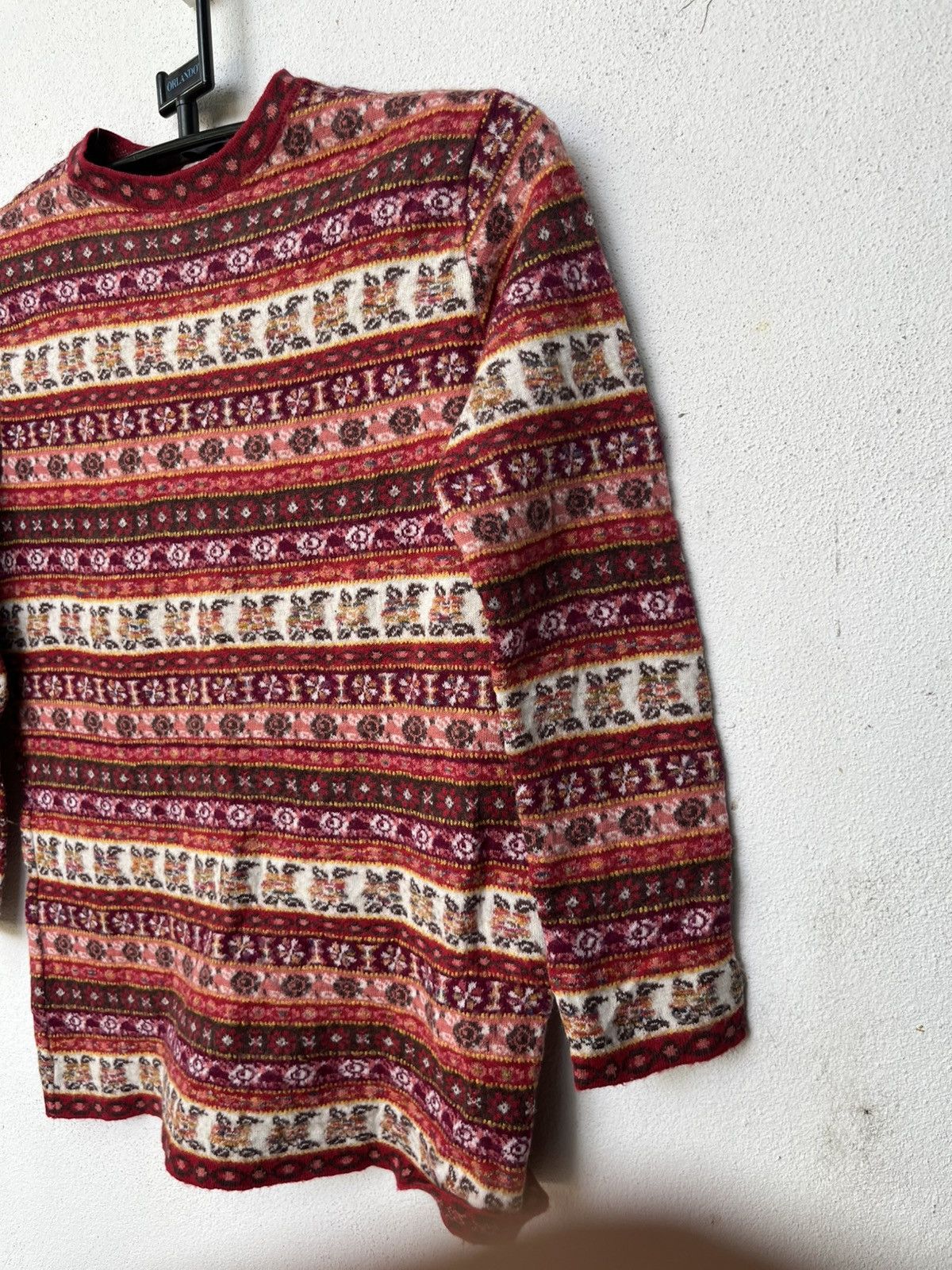 Japanese Brand 🔥🔥RARE NAVAJO MOTIVE FLEECE LONGSLEEVS T SHIRTS Size M / US 6-8 / IT 42-44 - 3 Thumbnail