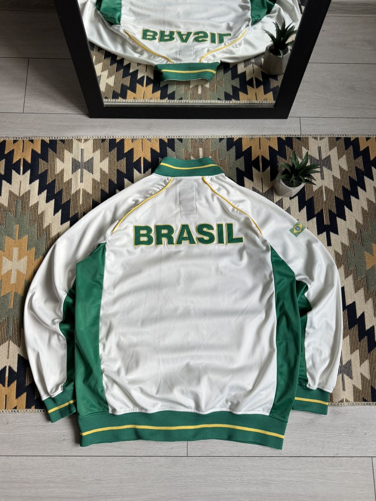 Vintage Vintage Brazil Blockcore Y2K Track Top Jacket Size US XL / EU 56 / 4 - 1 Thumbnail