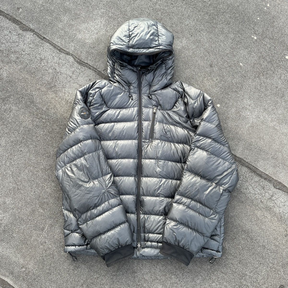 image of Polo Ralph Lauren x Ralph Lauren Rlx Ralph Laurent Rlx Puffer Jacket (Unisex) in Grey (Size XL)