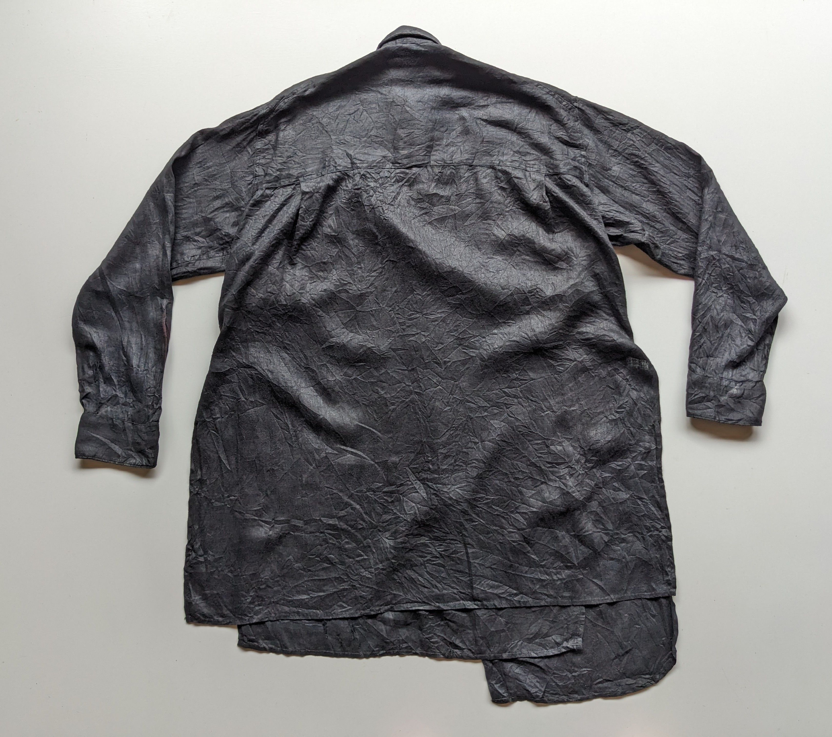 Designer × Maison MIHARA YASUHIRO SS17 Miharaya Suhiro distressed hemp shirt Size US M / EU 48-50 / 2 - 2 Thumbnail