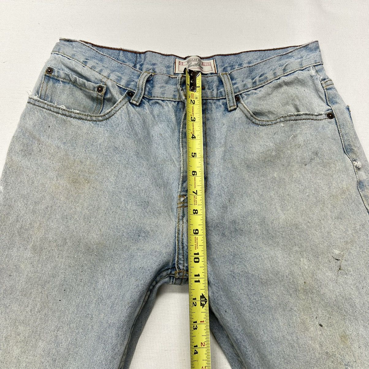 Levi's × Vintage Levis Jeans Blue Signature Corte Regular Work Distressed Rip Size US 32 / EU 48 - 24 Thumbnail