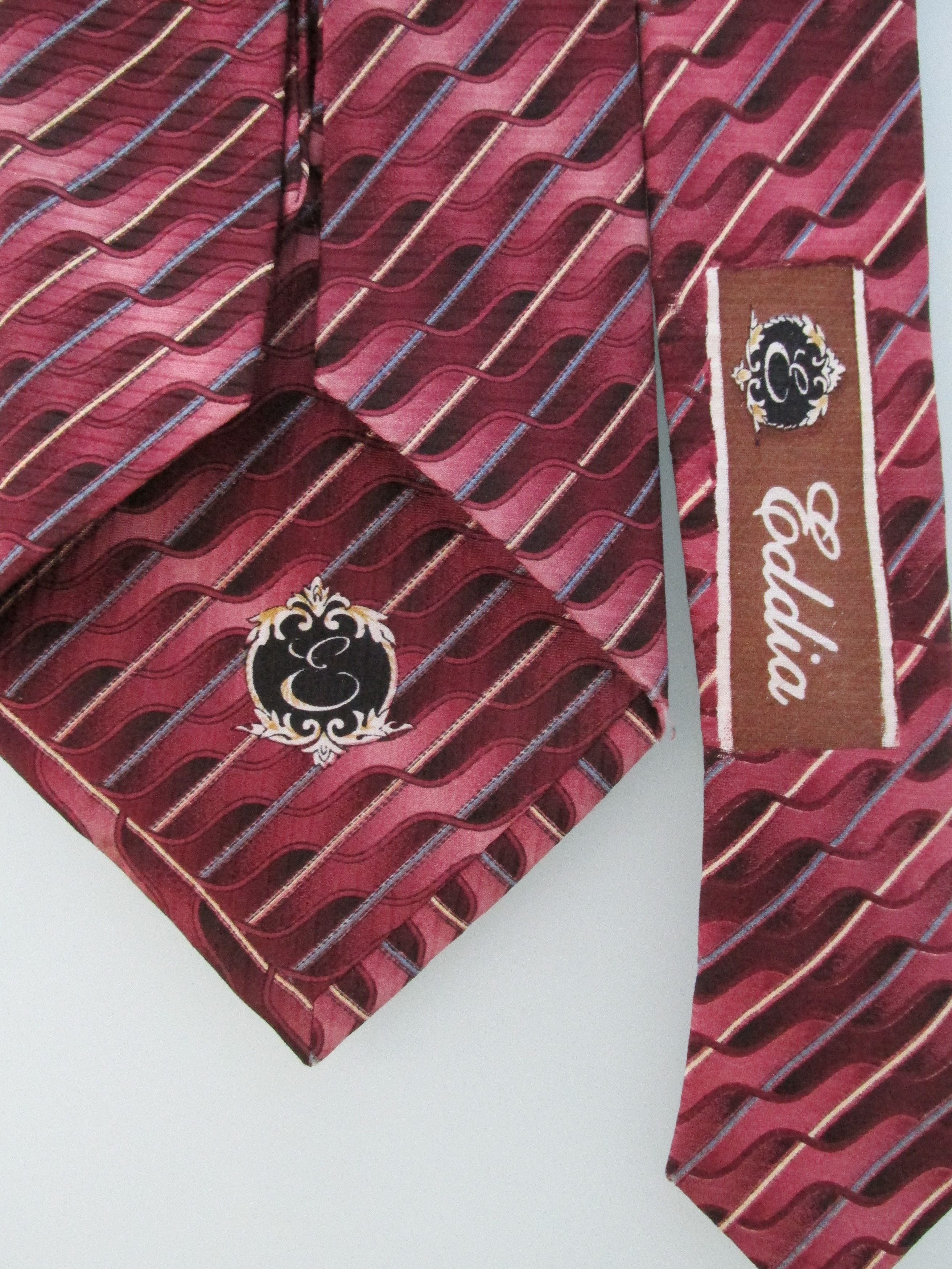 Other Eddia Men's Multifold Silk Tie Size ONE SIZE - 5 Thumbnail
