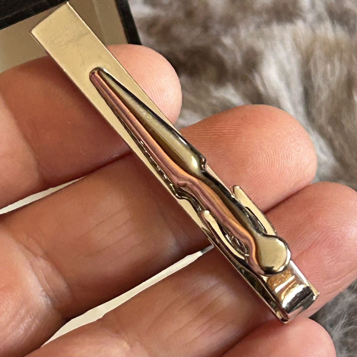 Vintage Gentleman black enamel silver cuff links tie bar boxed set Size ONE SIZE - 11 Thumbnail