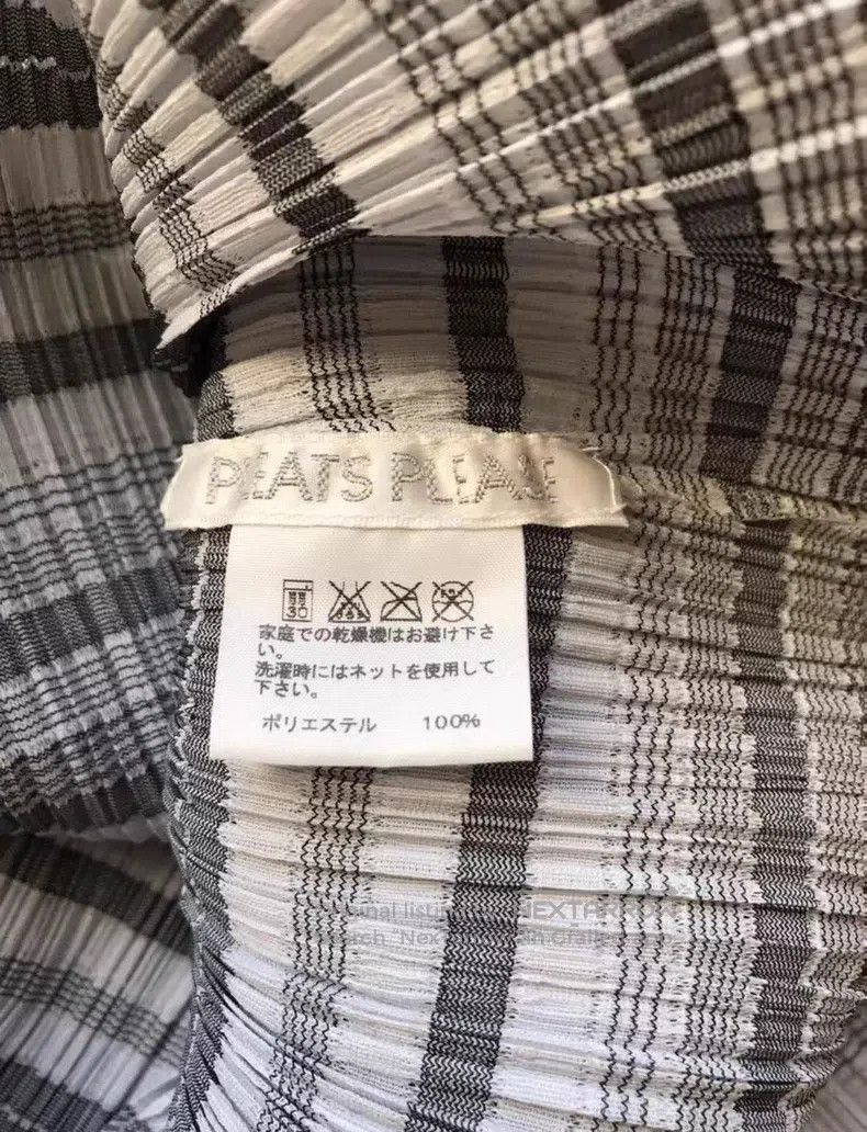Issey Miyake Issey Miyake Striped Gradient Pleated Shirt Size L / US 10 / IT 46 - 3 Thumbnail